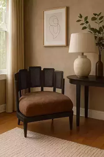 Armchair Barrel Rattan