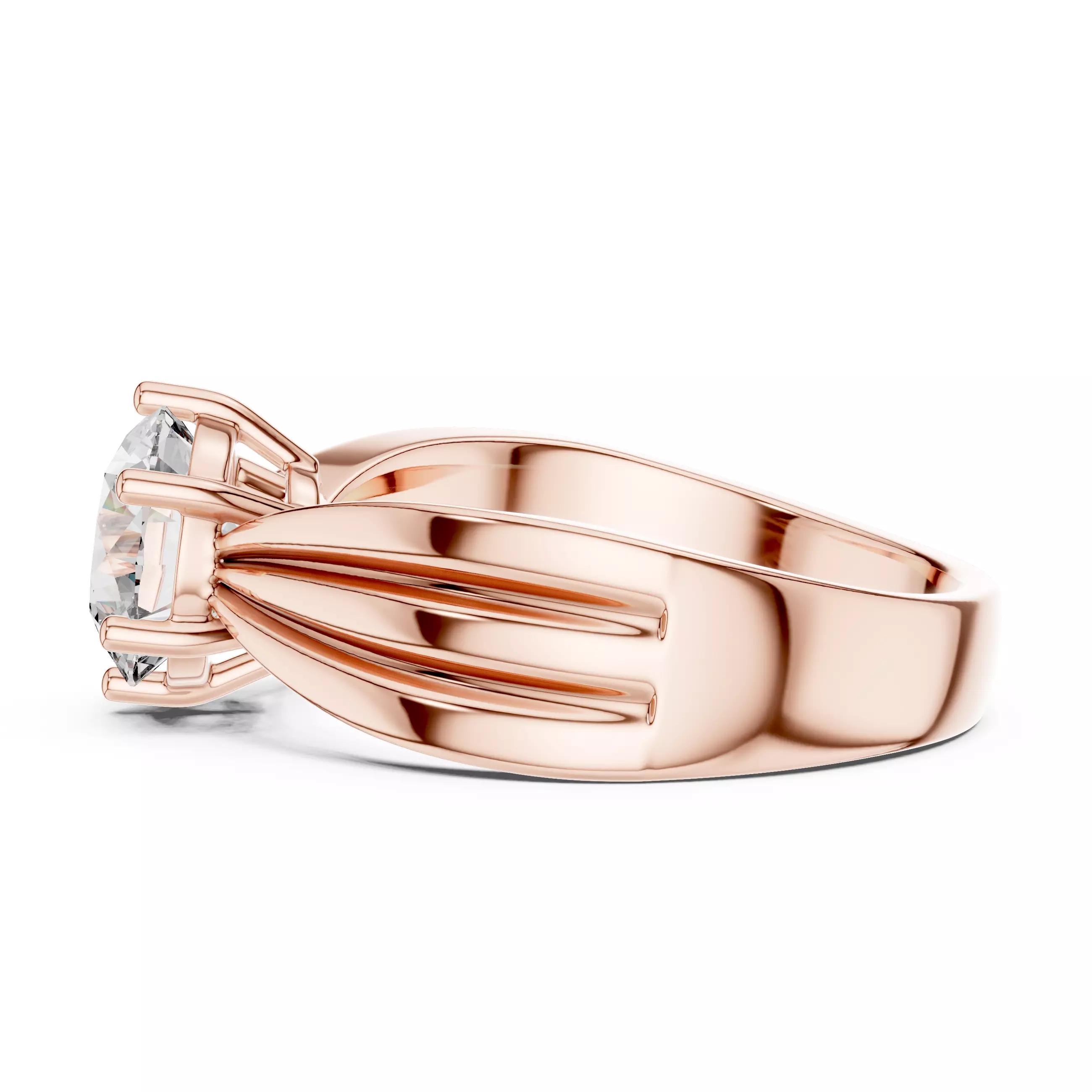 Mono Solitaire Ring 3dm stl renders animation videos details 3D print model_10