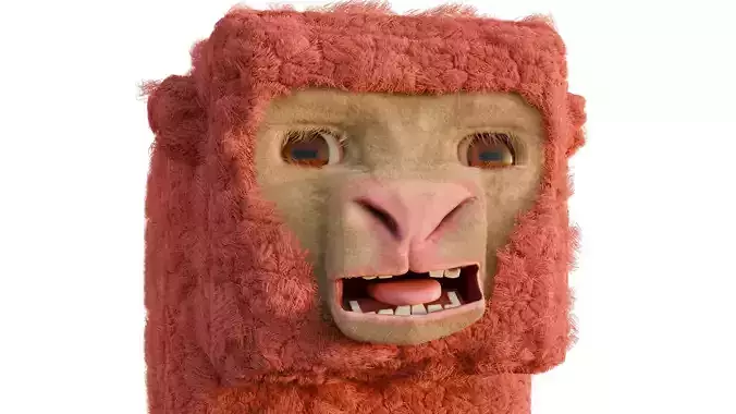 Minecraft sheep 3D model