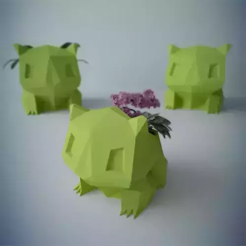 Flower pot bulbasaur
