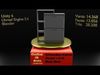 Tilting Shoe Cabinet - Variant 1 of 33 - Black - Matte Low-poly 3D model_1