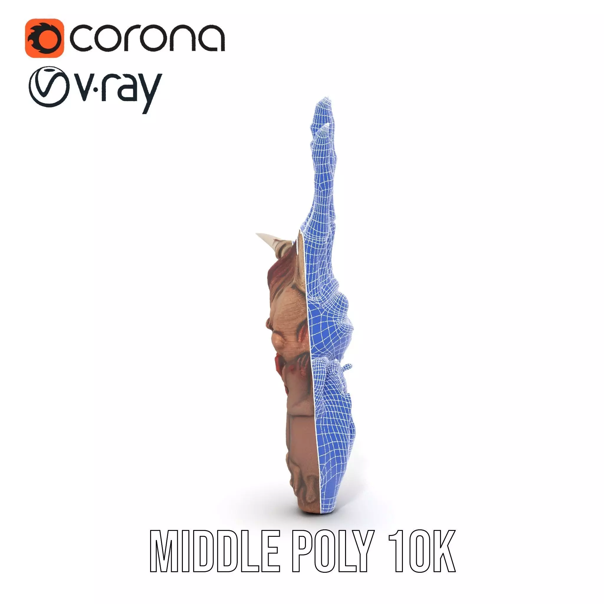 Fantasy Skeletal Claw Hand model pack Low-poly 3D model_25