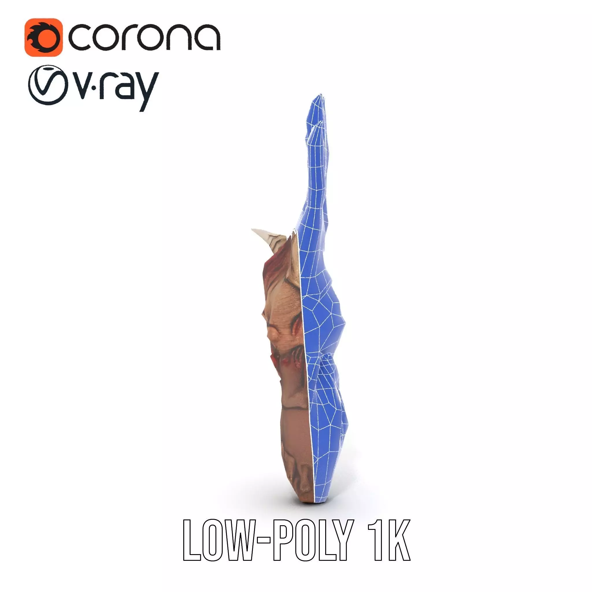 Fantasy Skeletal Claw Hand model pack Low-poly 3D model_23