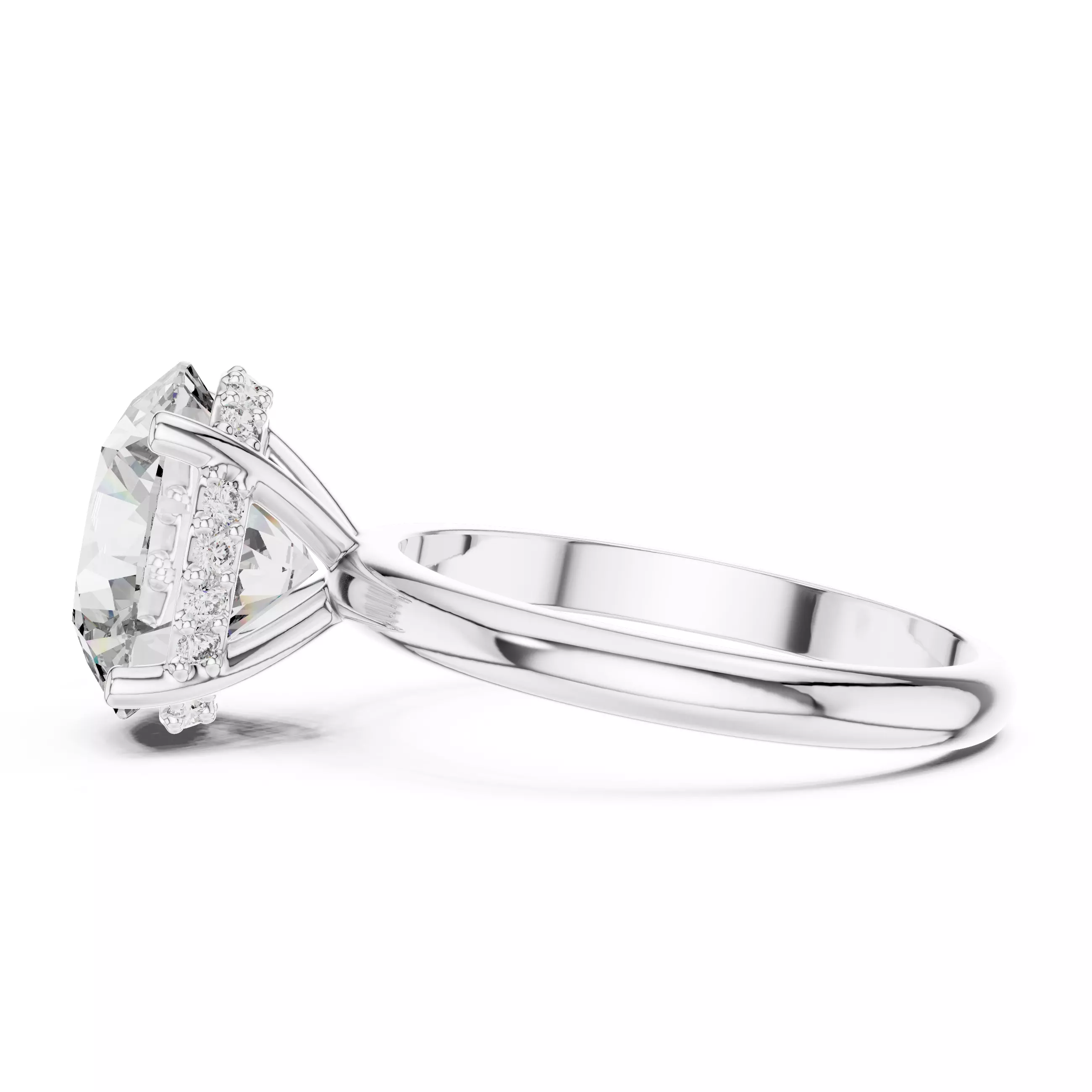 Mono Solitaire Ring 3dm stl renders animation videos details 3D print model_9