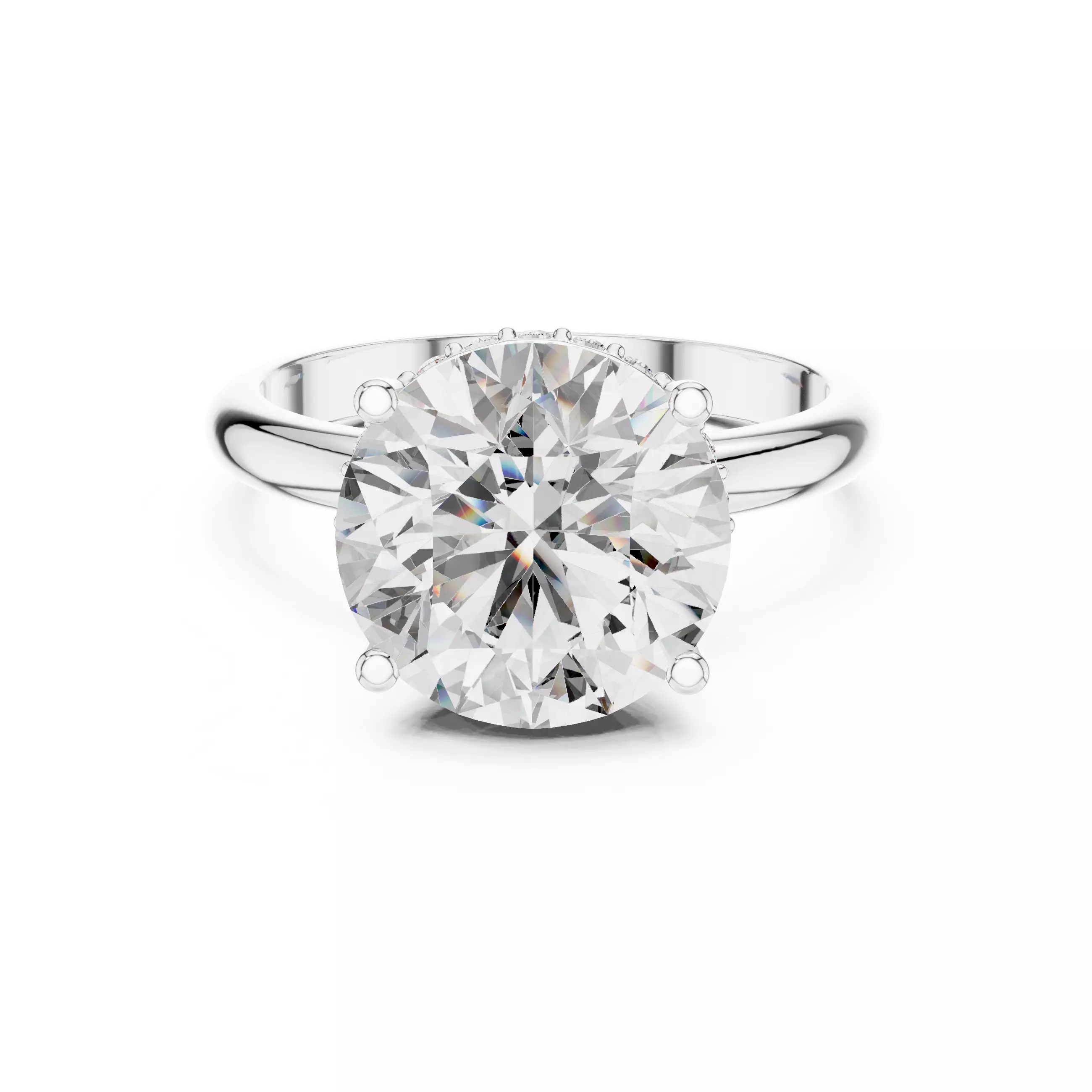 Mono Solitaire Ring 3dm stl renders animation videos details 3D print model_8