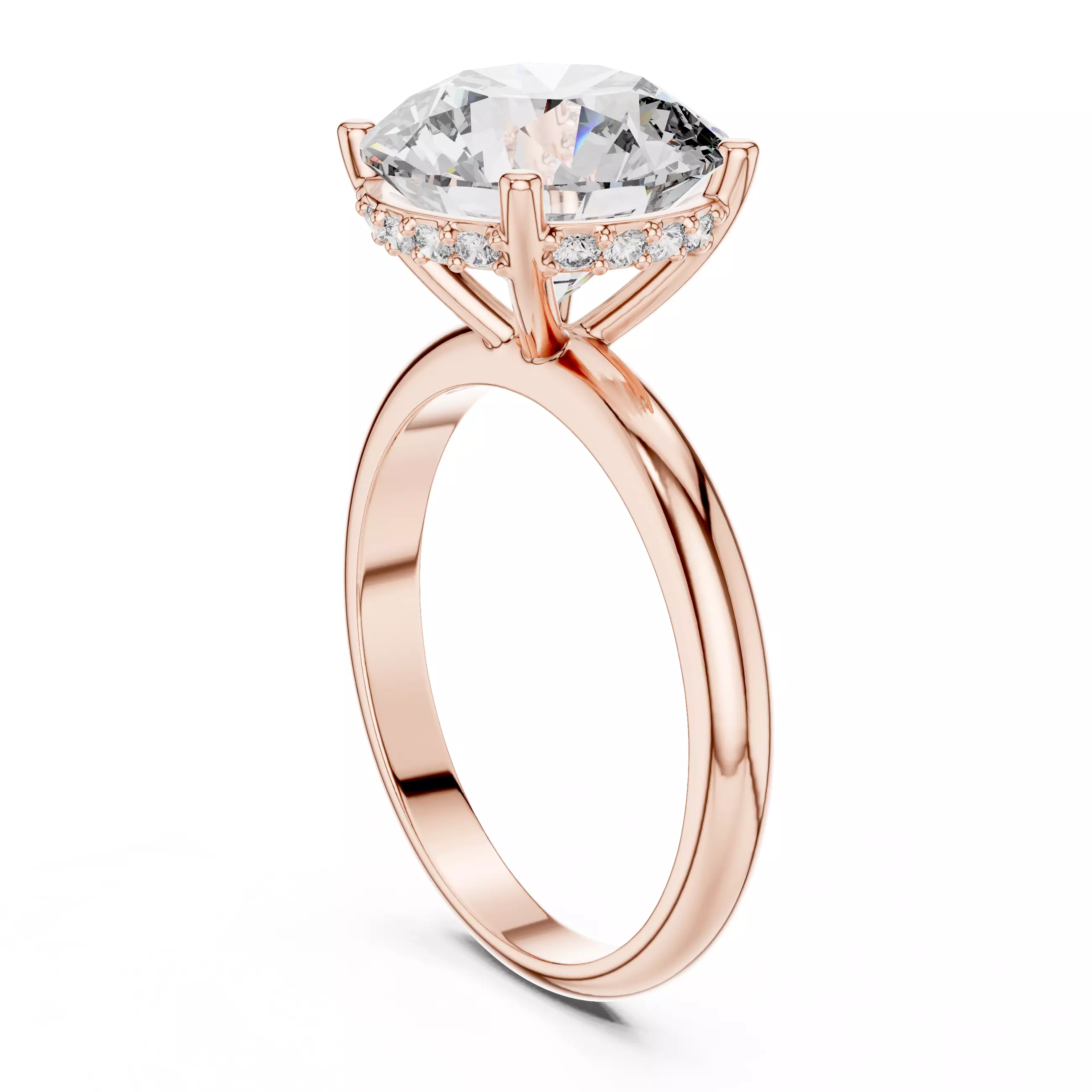 Mono Solitaire Ring 3dm stl renders animation videos details 3D print model_5