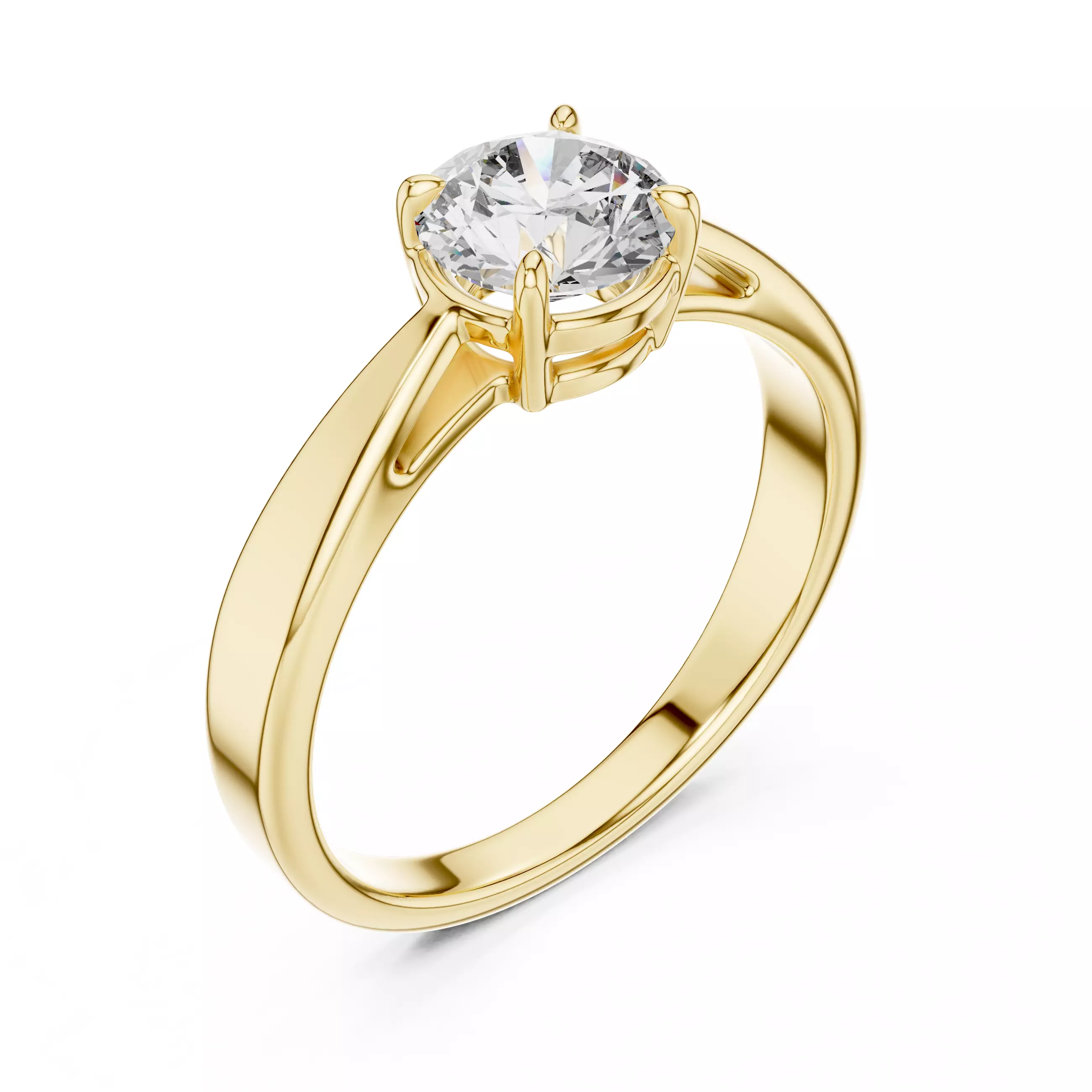 Mono Solitaire Ring 3dm stl renders animation videos details 3D print model_11