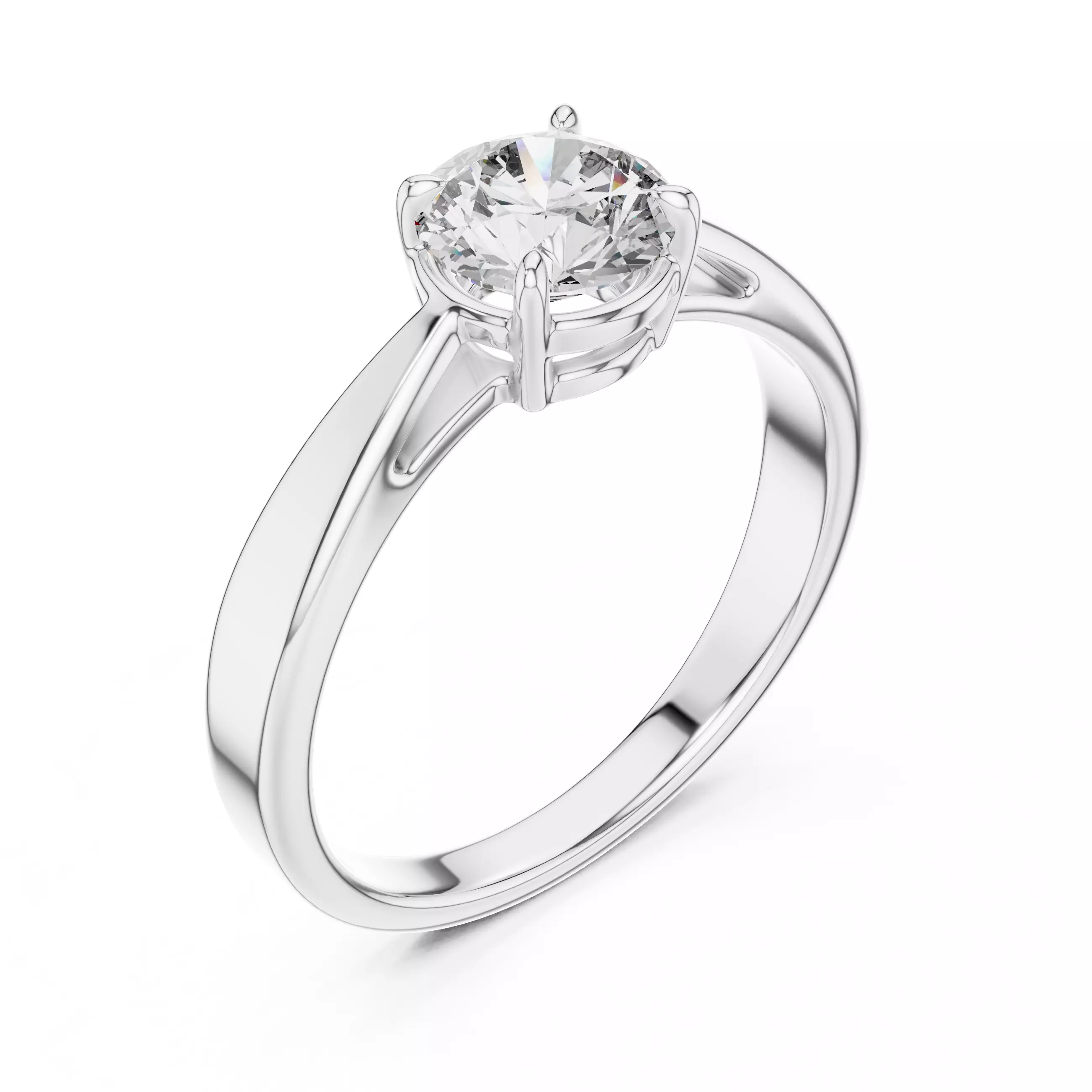 Mono Solitaire Ring 3dm stl renders animation videos details 3D print model_13