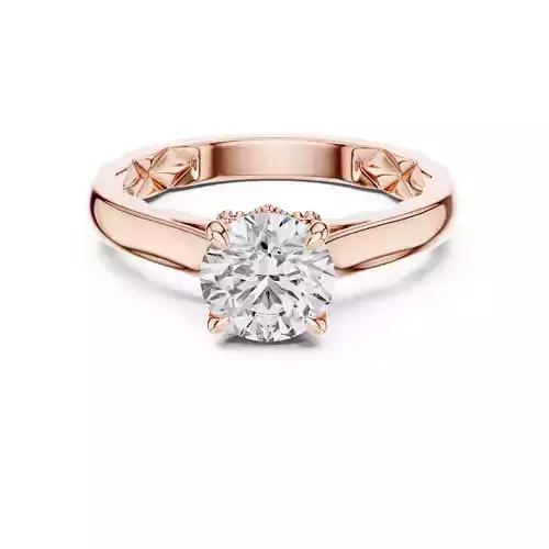 Mono Solitaire Ring 3dm stl renders animation videos details 