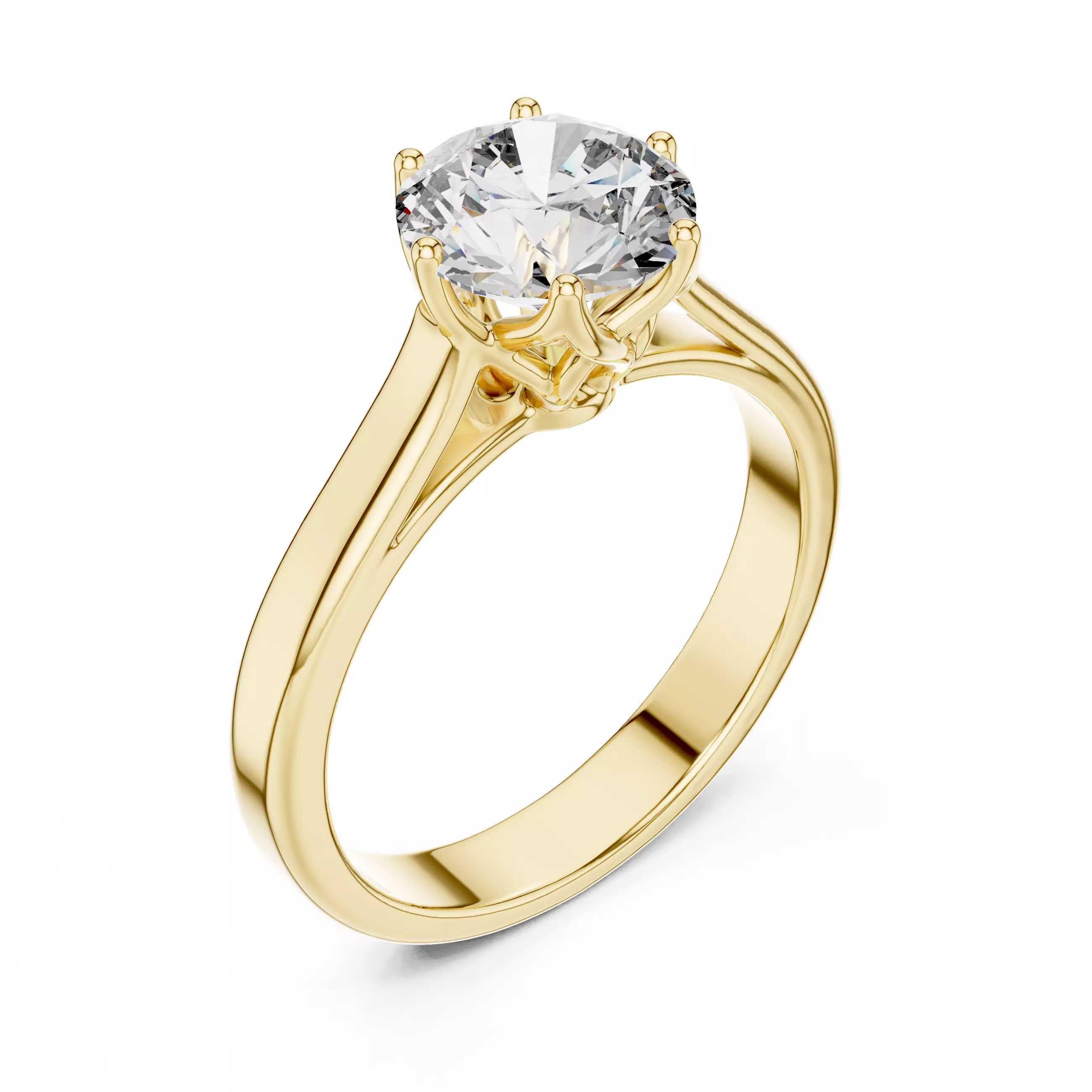 Mono Solitaire Ring 3dm stl renders animation videos details 3D print model_11