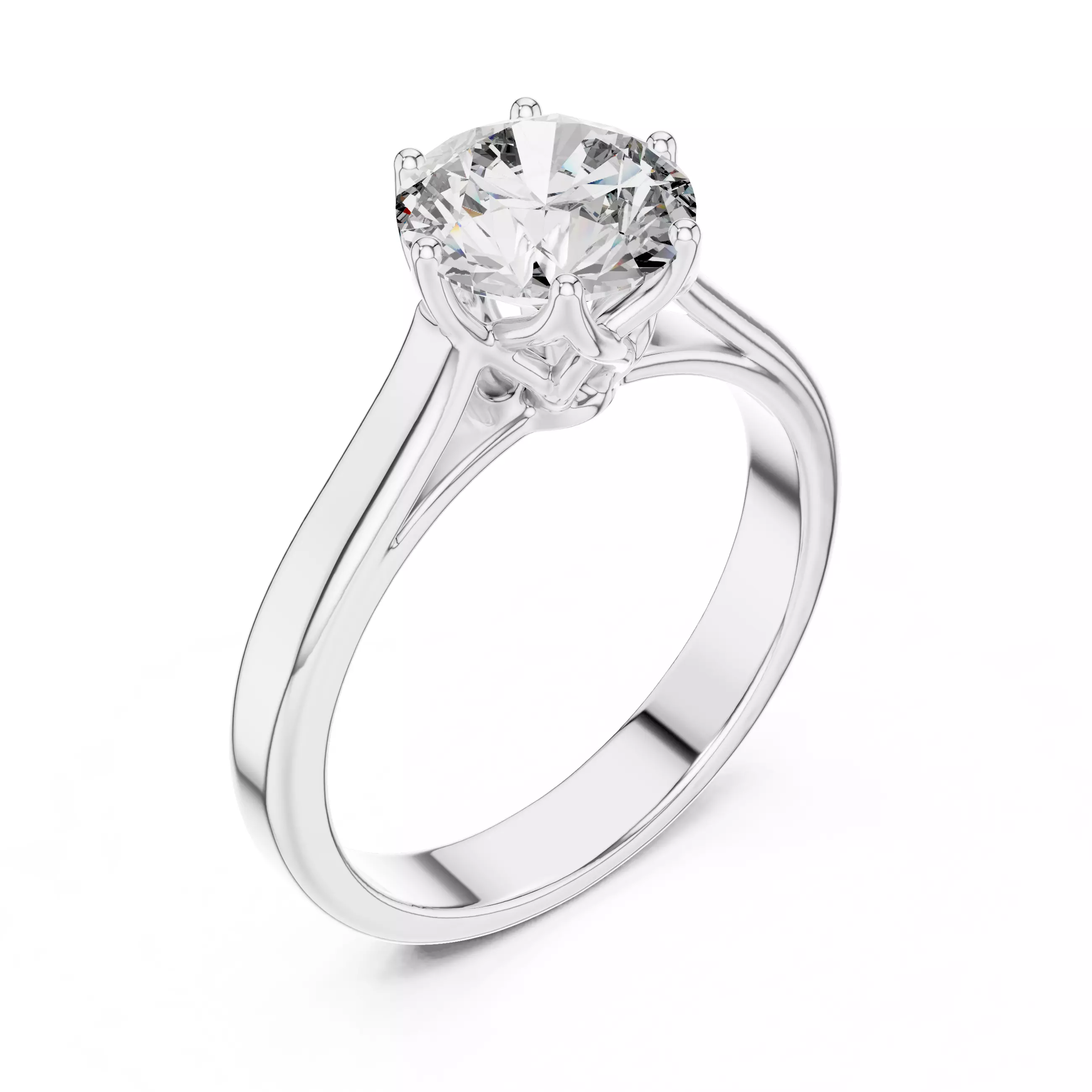 Mono Solitaire Ring 3dm stl renders animation videos details 3D print model_13