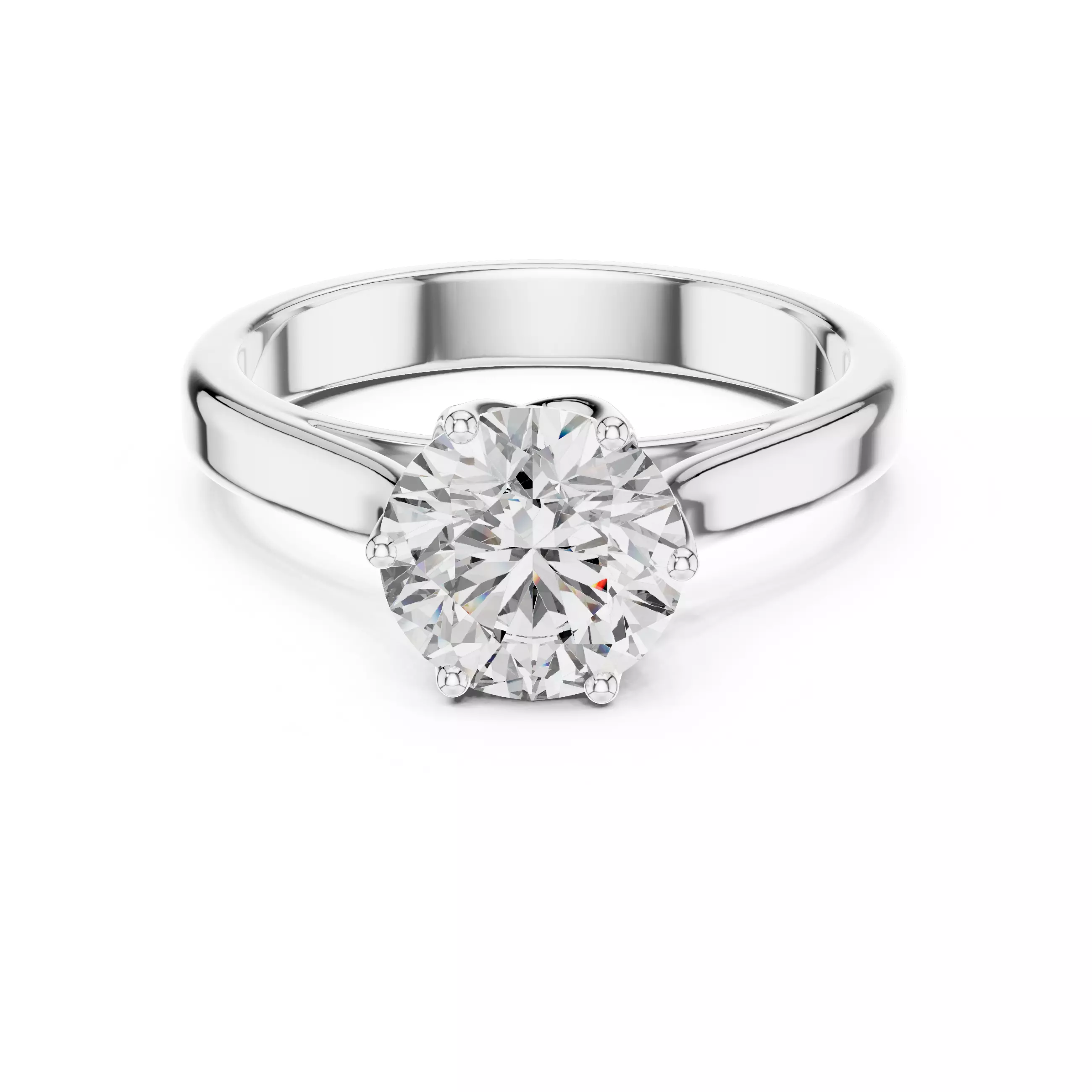 Mono Solitaire Ring 3dm stl renders animation videos details 3D print model_8