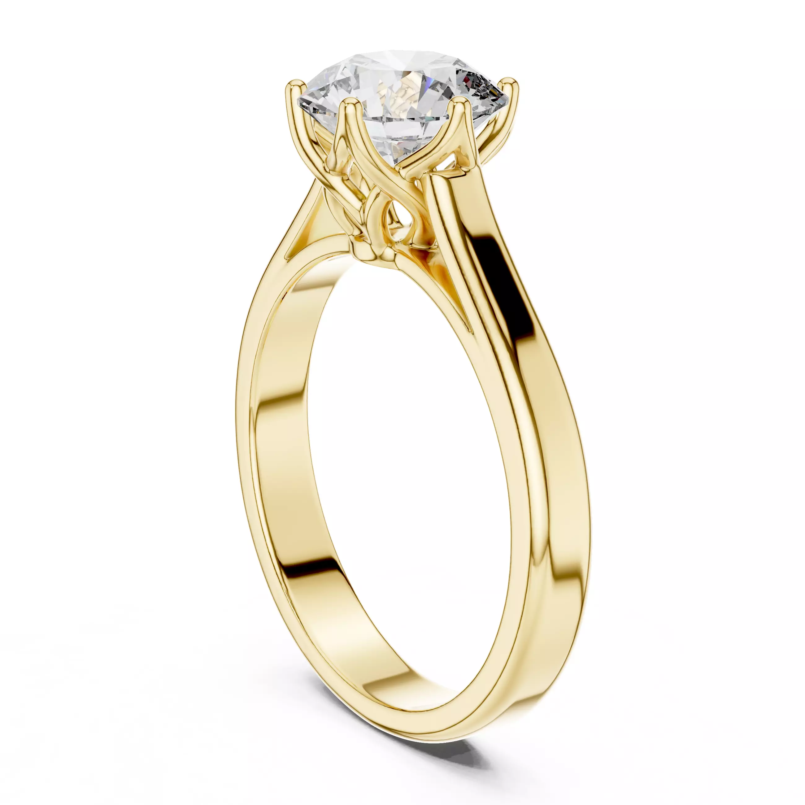 Mono Solitaire Ring 3dm stl renders animation videos details 3D print model_12