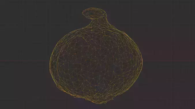 Photorealistic 3D scan of onion Low-poly 3D model 5