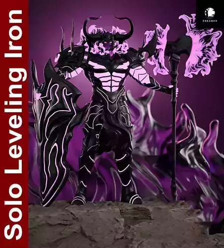 Solo leveling Iron 3D print model
