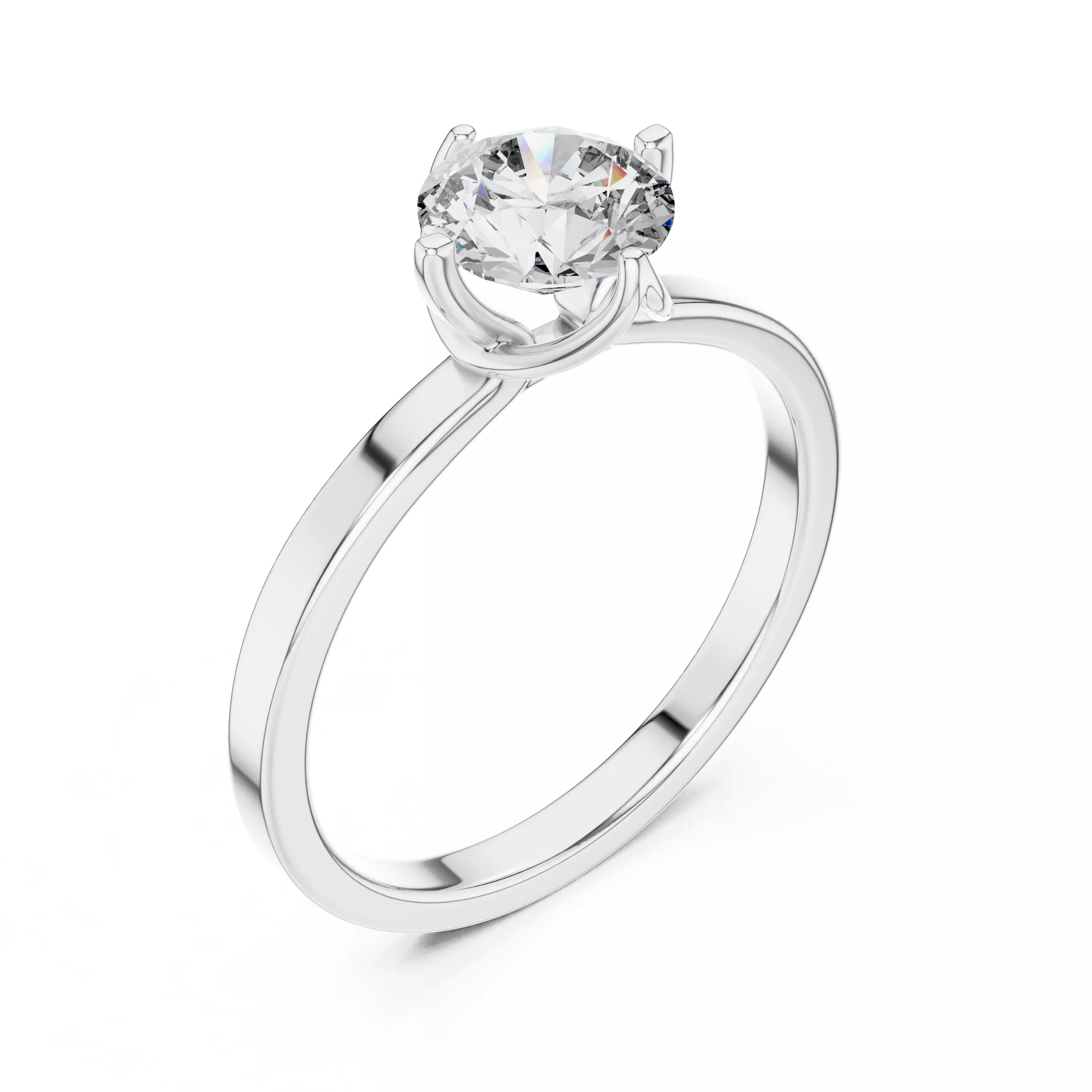 Mono Solitaire Ring 3dm stl renders animation videos details 3D print model_13