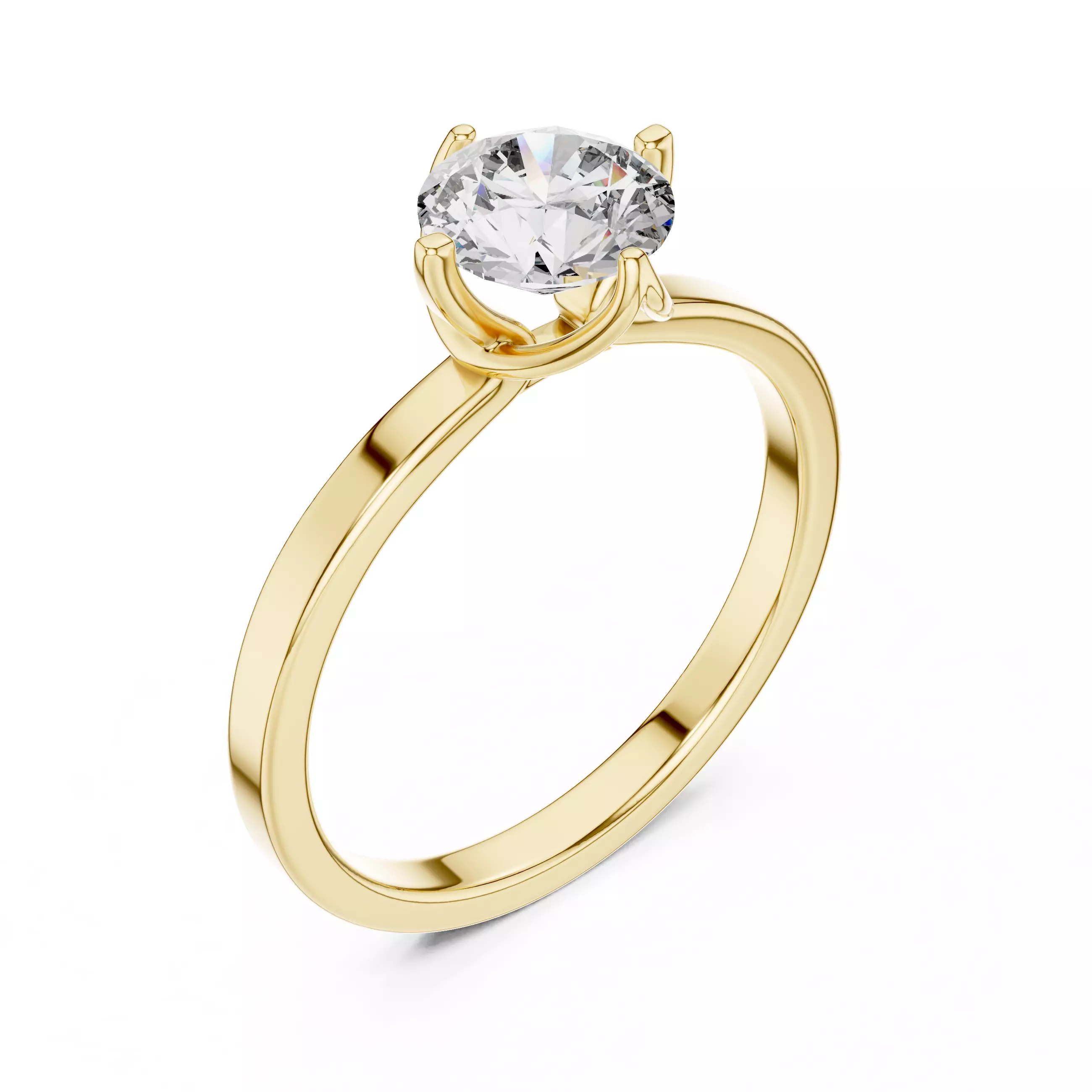 Mono Solitaire Ring 3dm stl renders animation videos details 3D print model_11