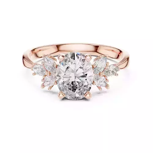 Solitaire Ring 3dm stl renders animation videos details 