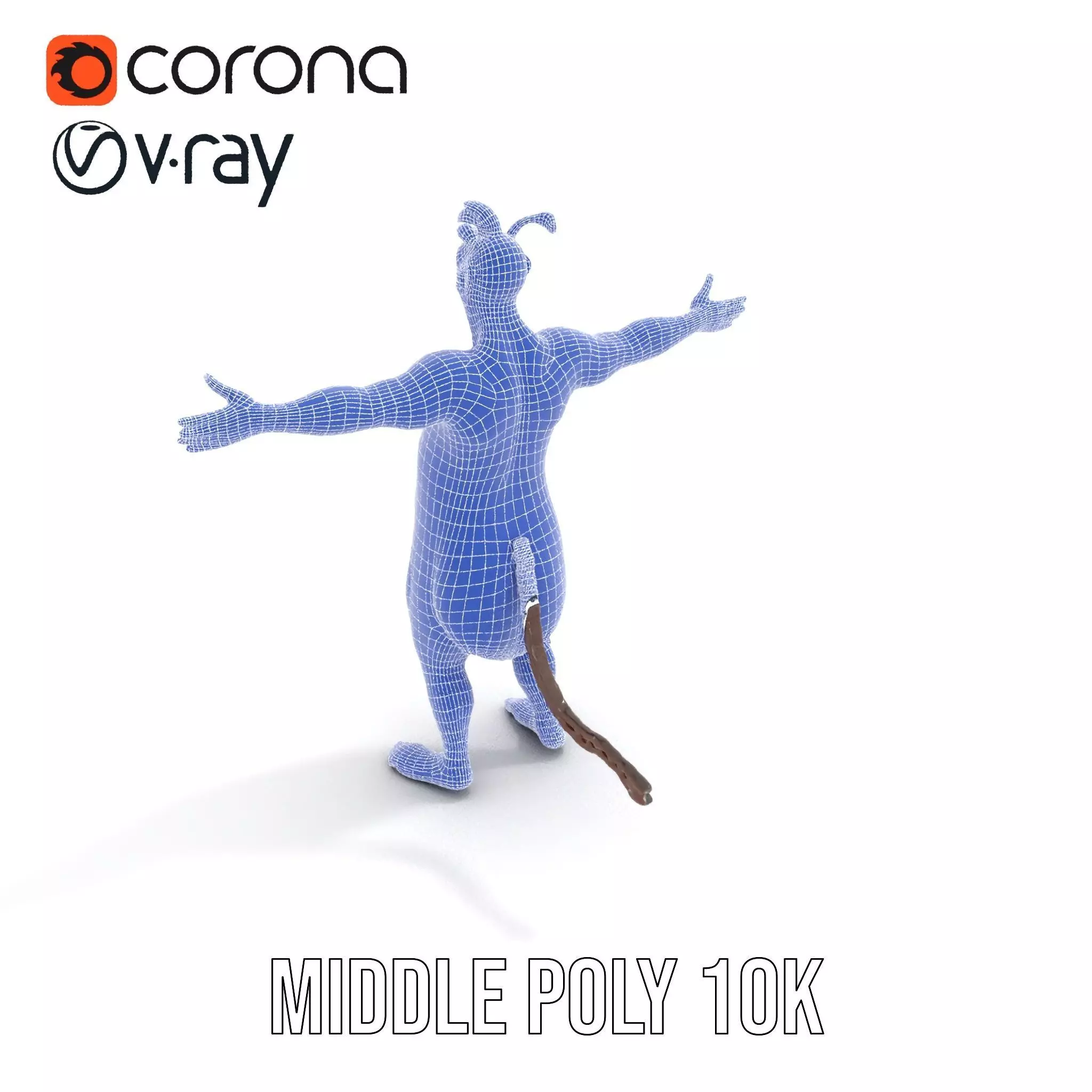 Colorful Fantasy Creature Model Pack Low-poly 3D model_16