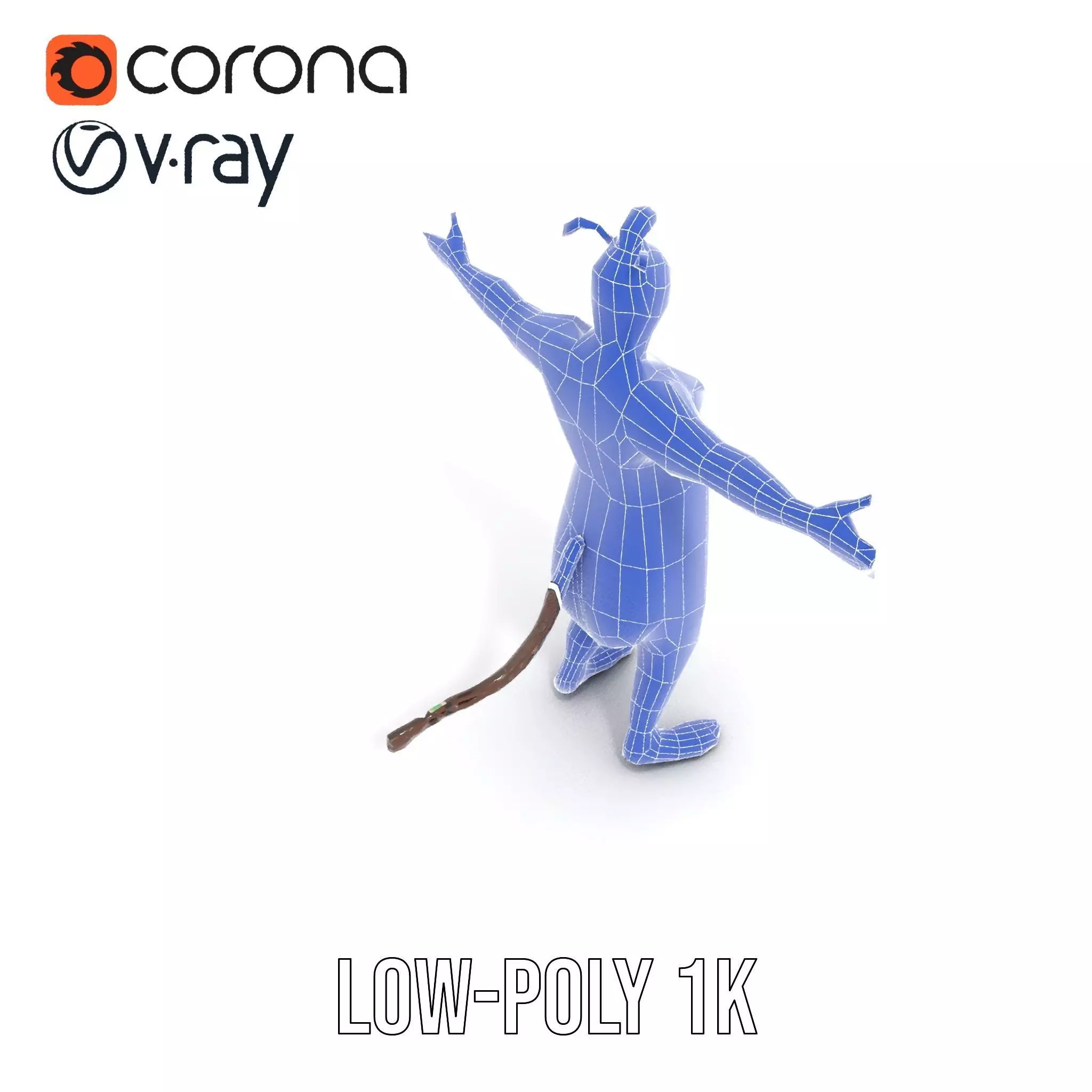 Colorful Fantasy Creature Model Pack Low-poly 3D model_28