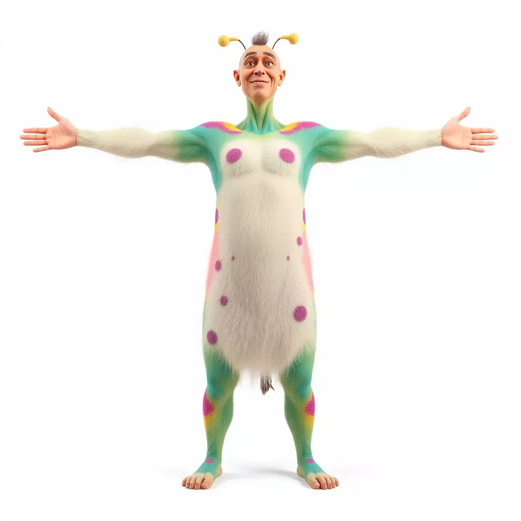 Colorful Fantasy Creature Model Pack Low-poly 3D model_3