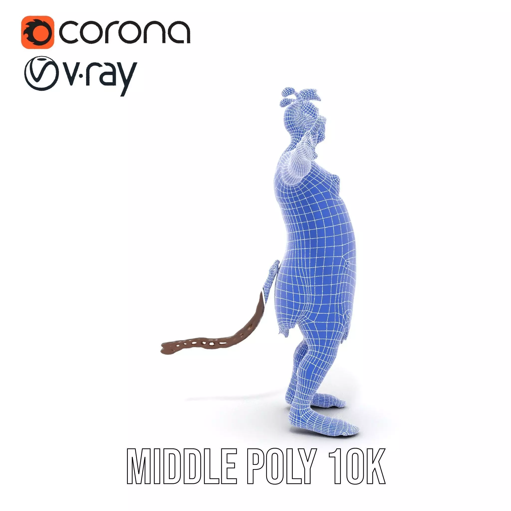 Colorful Fantasy Creature Model Pack Low-poly 3D model_30