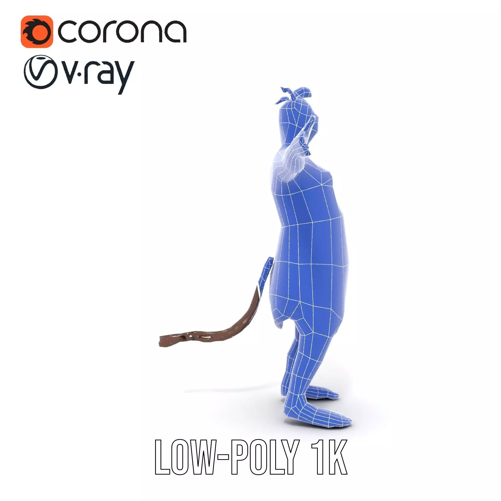 Colorful Fantasy Creature Model Pack Low-poly 3D model_31