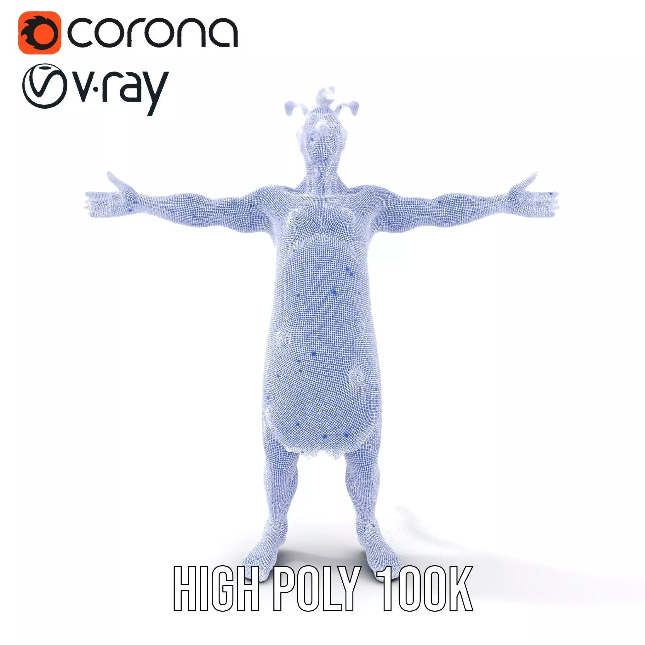 Colorful Fantasy Creature Model Pack Low-poly 3D model_32