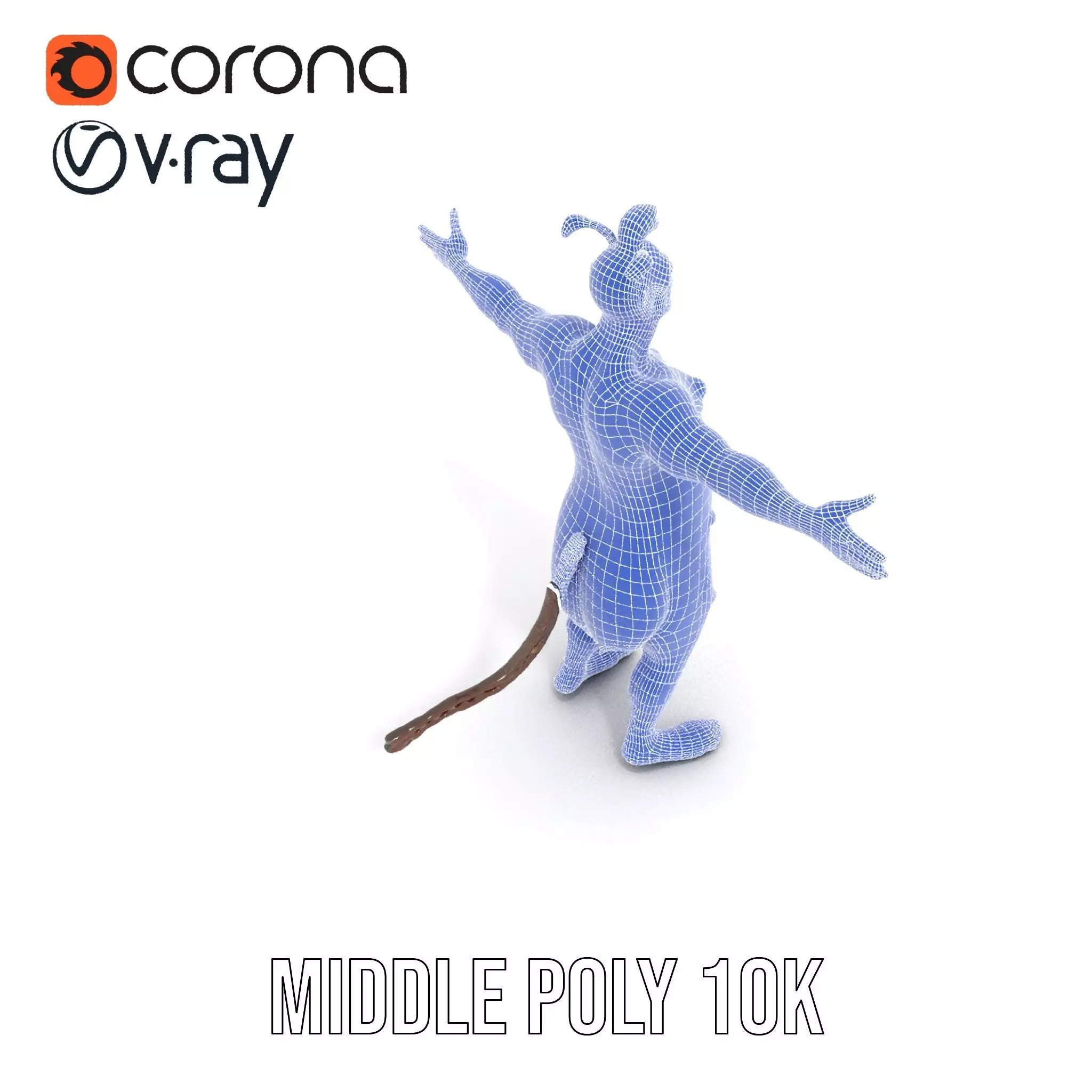 Colorful Fantasy Creature Model Pack Low-poly 3D model_24