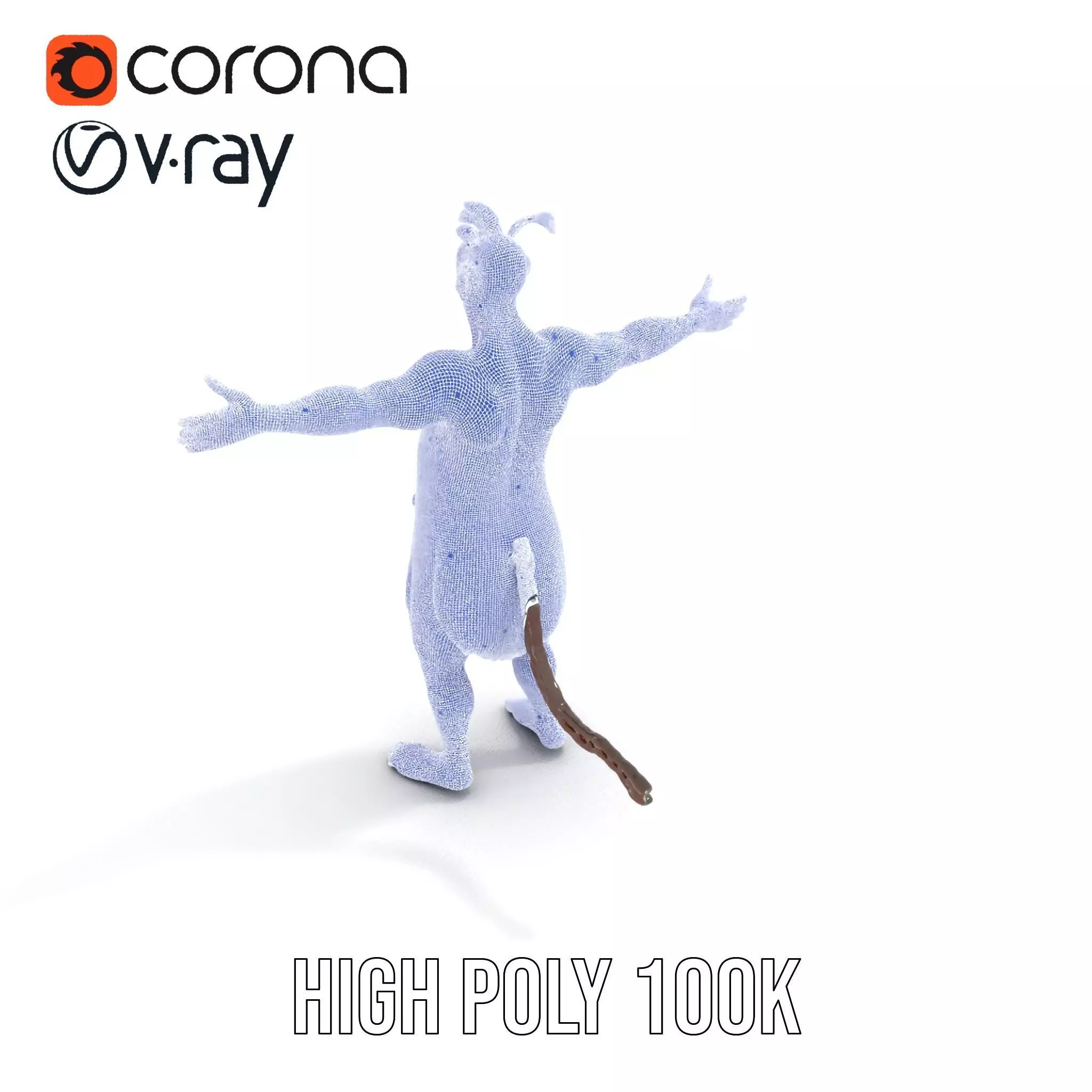 Colorful Fantasy Creature Model Pack Low-poly 3D model_33