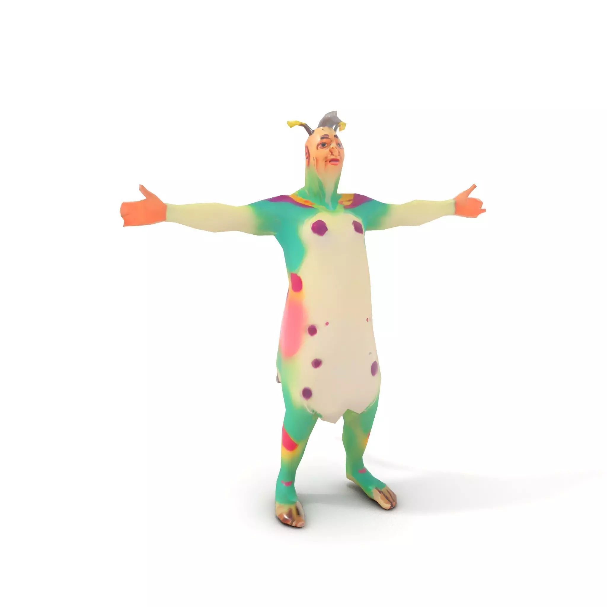 Colorful Fantasy Creature Model Pack Low-poly 3D model_15