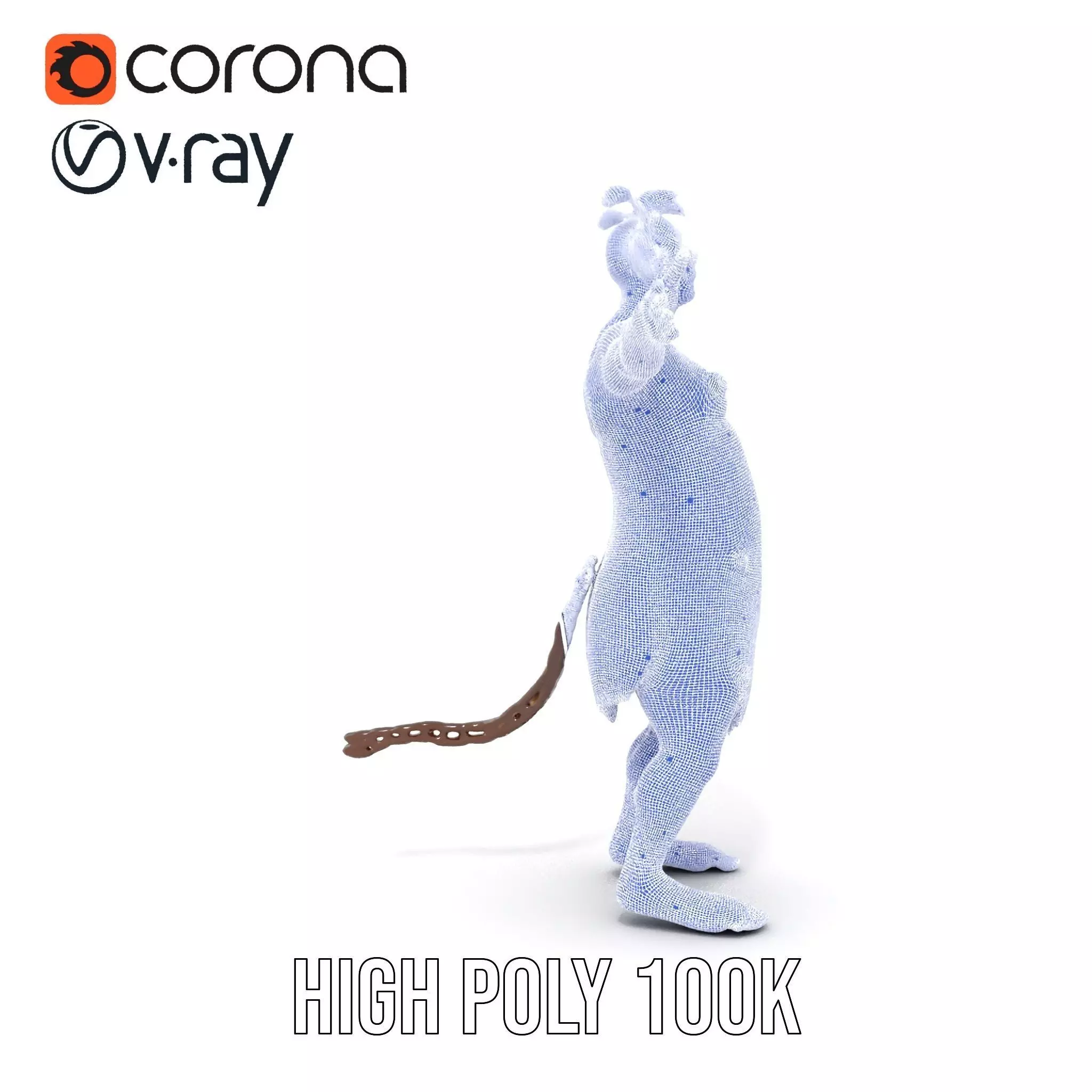 Colorful Fantasy Creature Model Pack Low-poly 3D model_29