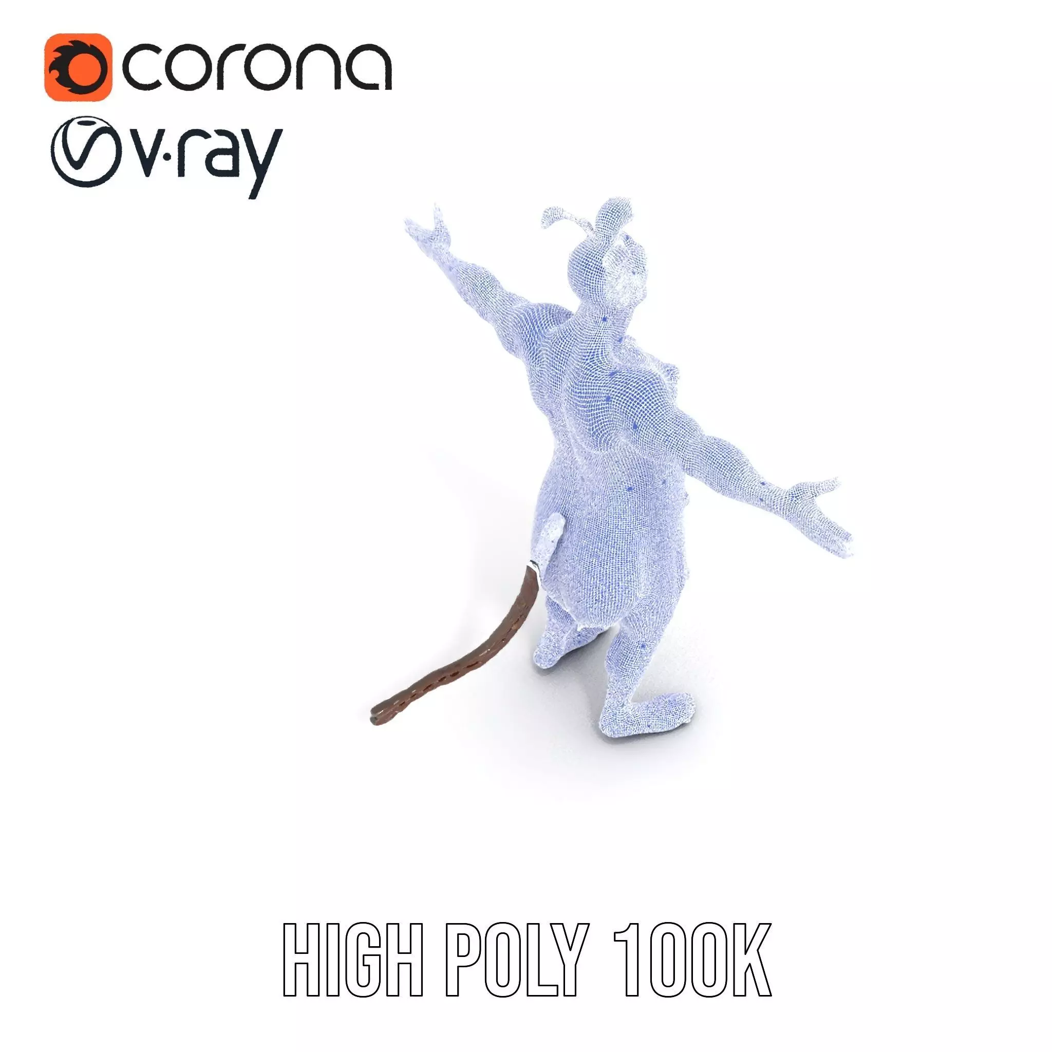 Colorful Fantasy Creature Model Pack Low-poly 3D model_23