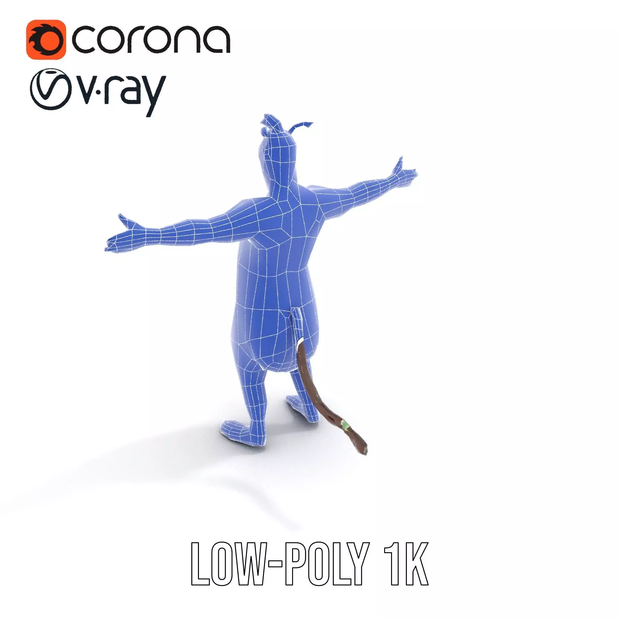 Colorful Fantasy Creature Model Pack Low-poly 3D model_22