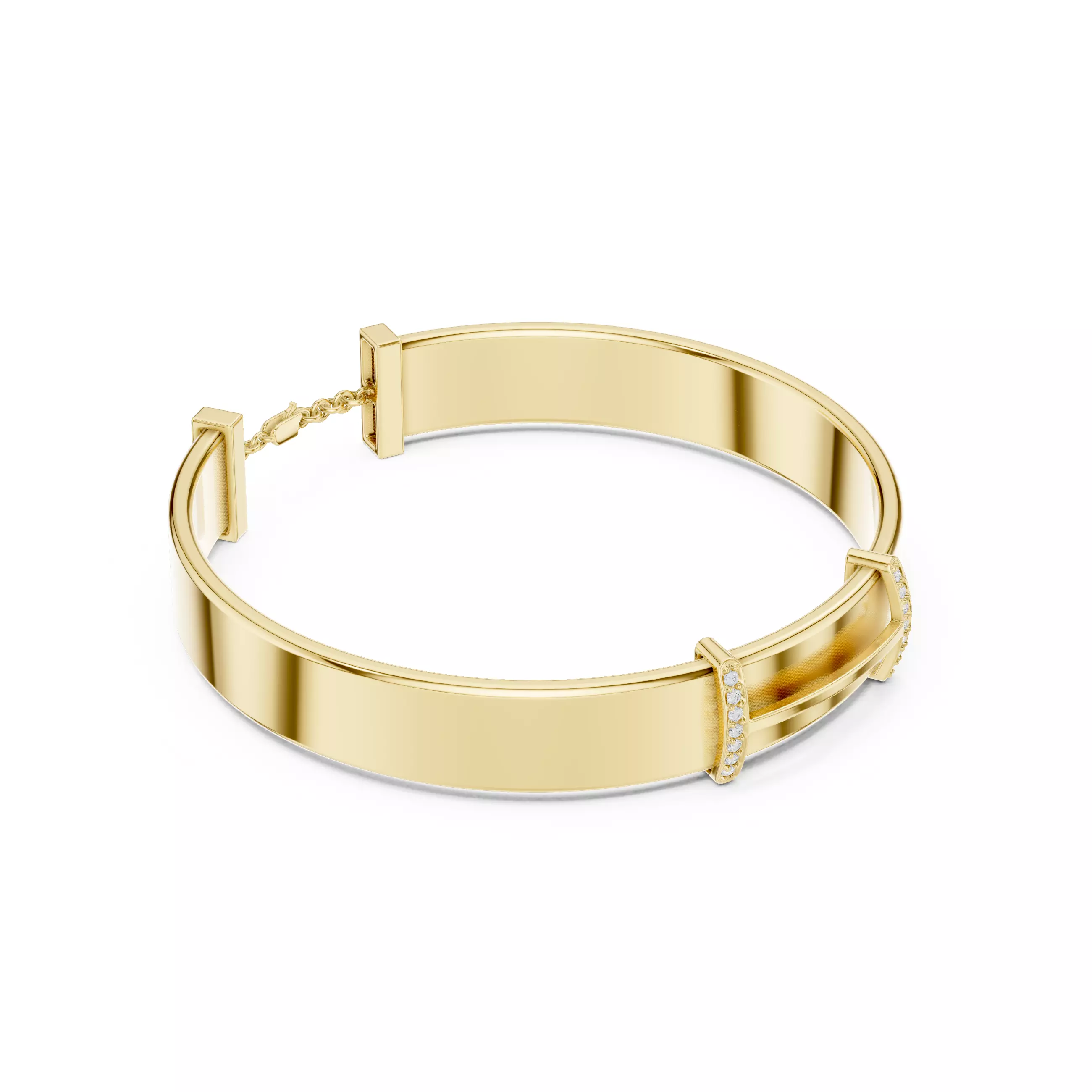 Round Cut Stylish Mens Bracelet with Video 3DM STL Files 3D print model_9