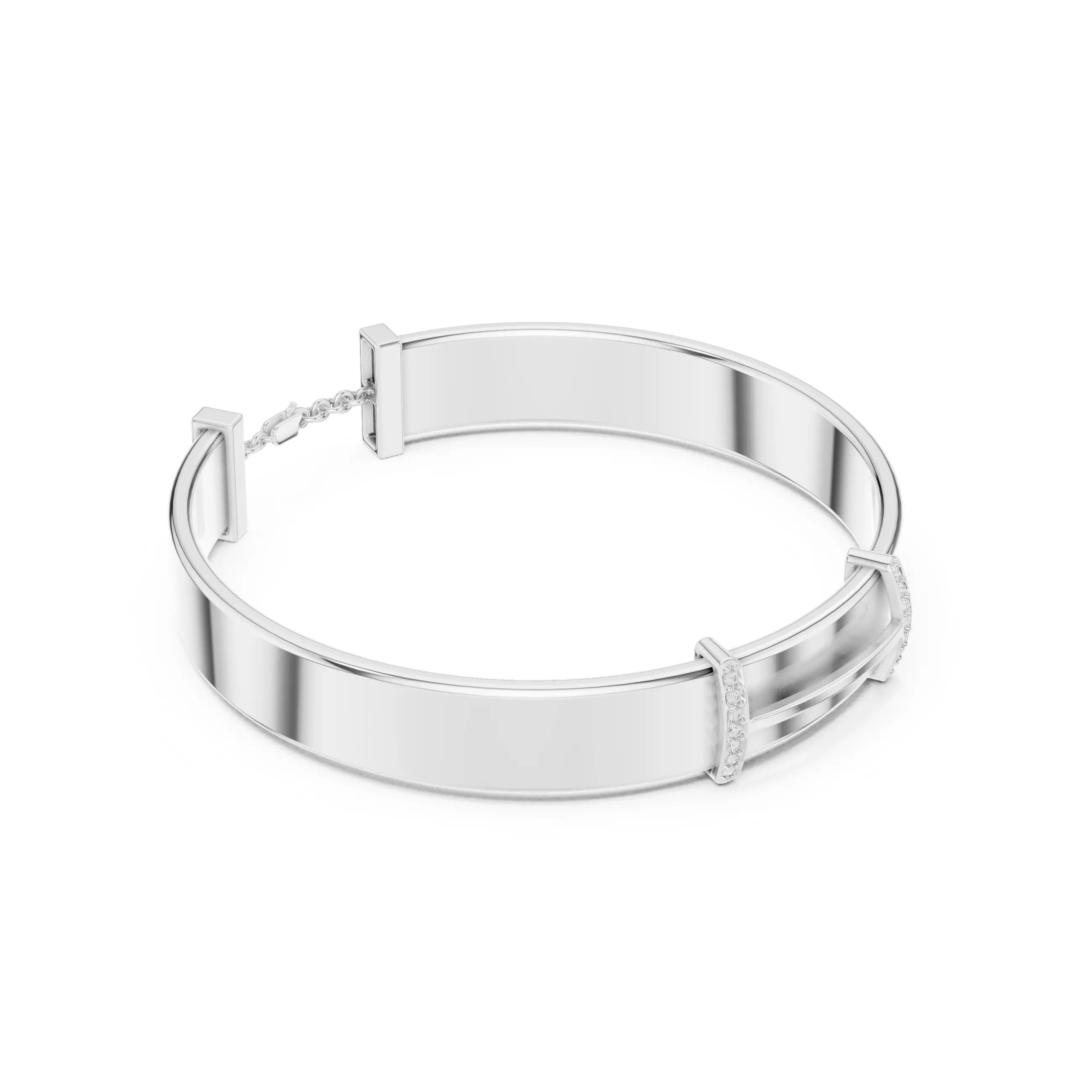 Round Cut Stylish Mens Bracelet with Video 3DM STL Files 3D print model_6