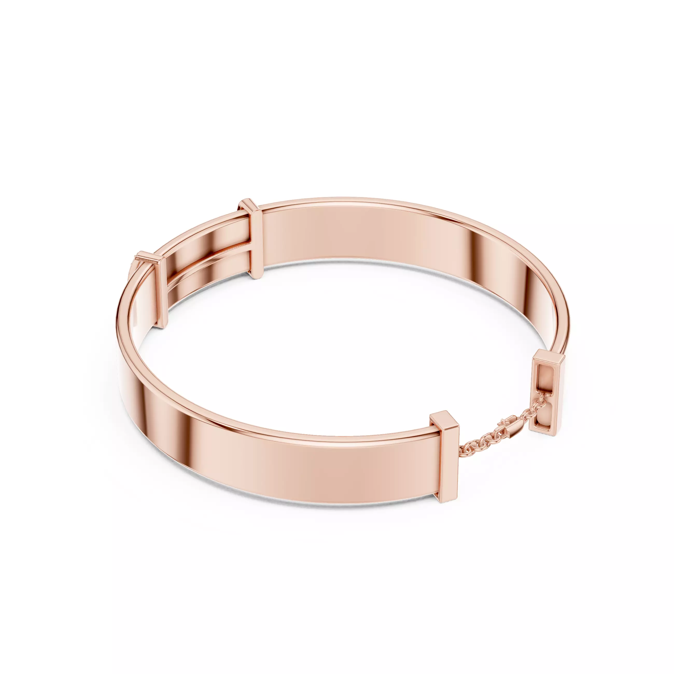 Round Cut Stylish Mens Bracelet with Video 3DM STL Files 3D print model_4