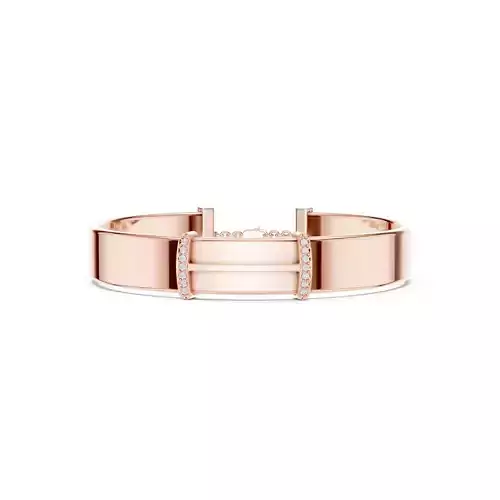 Round Cut Stylish Mens Bracelet with Video 3DM STL Files 3D print model