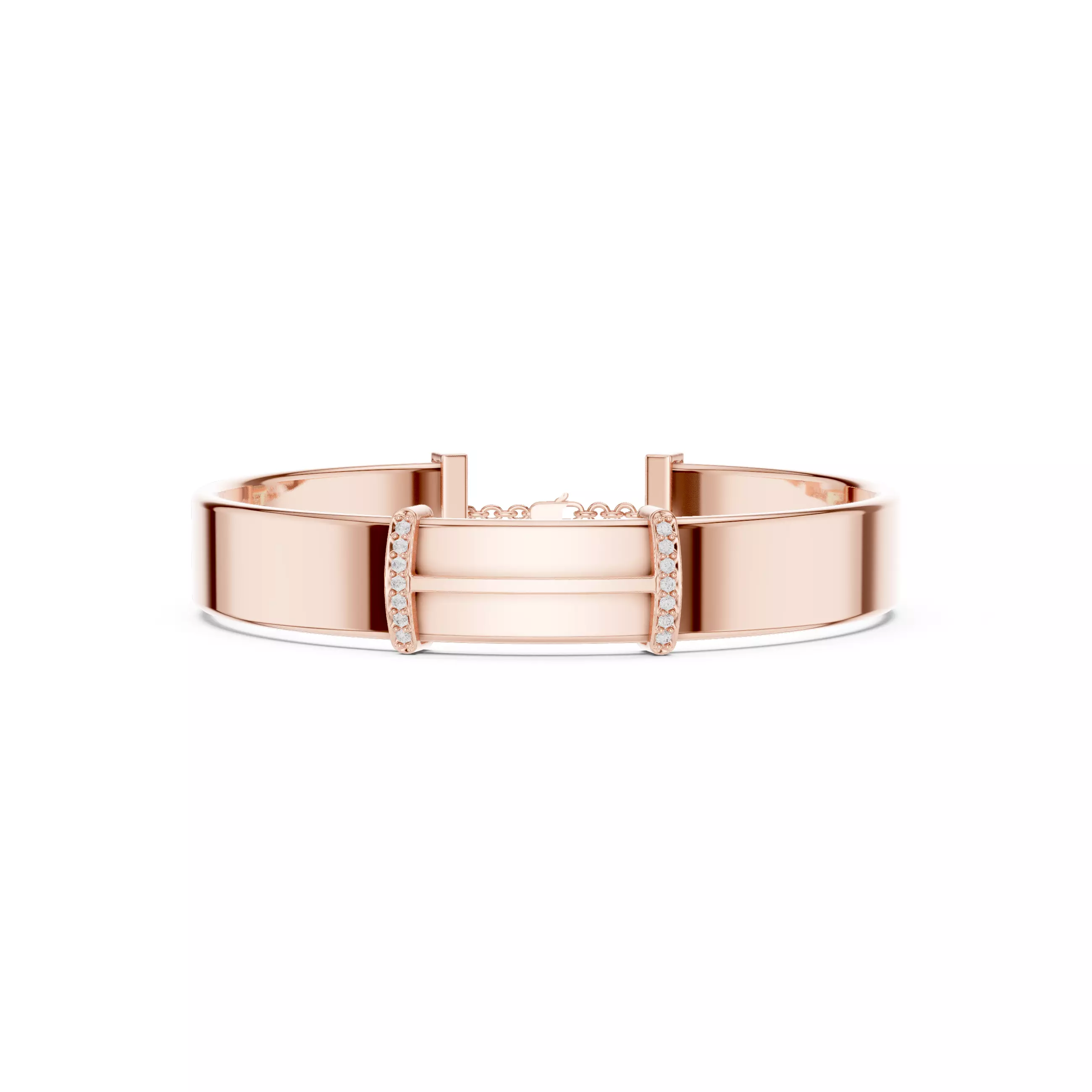 Round Cut Stylish Mens Bracelet with Video 3DM STL Files 3D print model_0