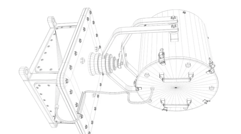 Search Light 3D model_6