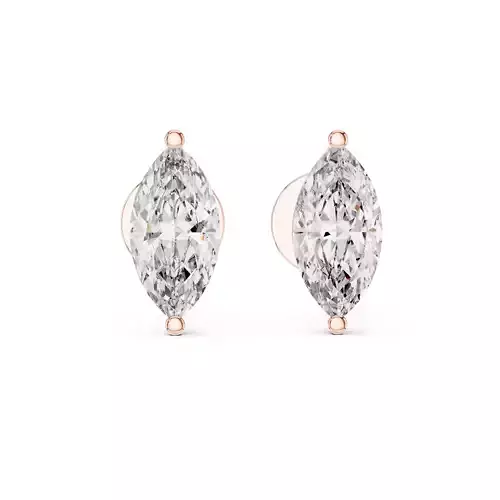 Marquise Solitaire Studs 3dm stl renders animation videos