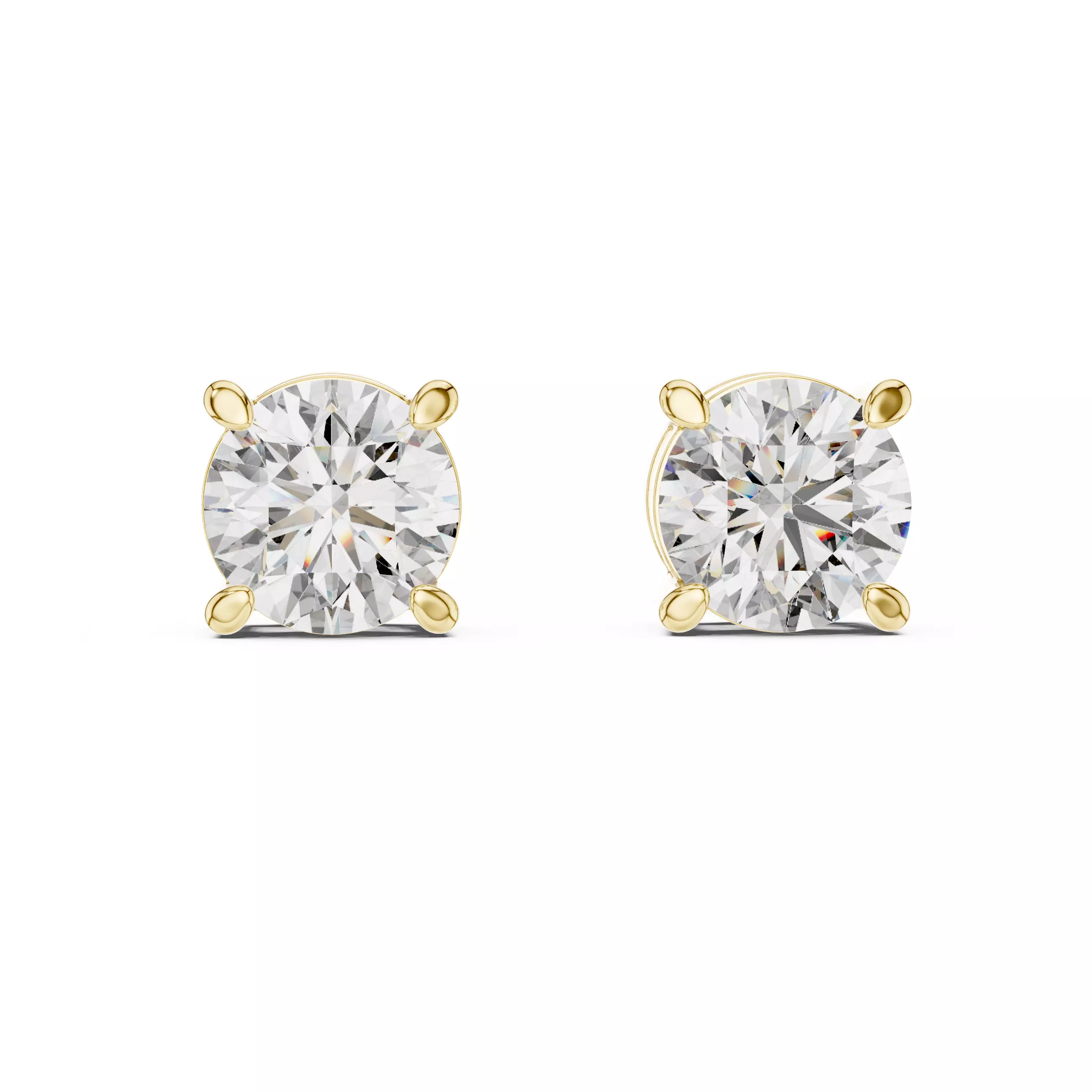 Solitaire Studs 3dm stl renders animation videos details 3D print model_2