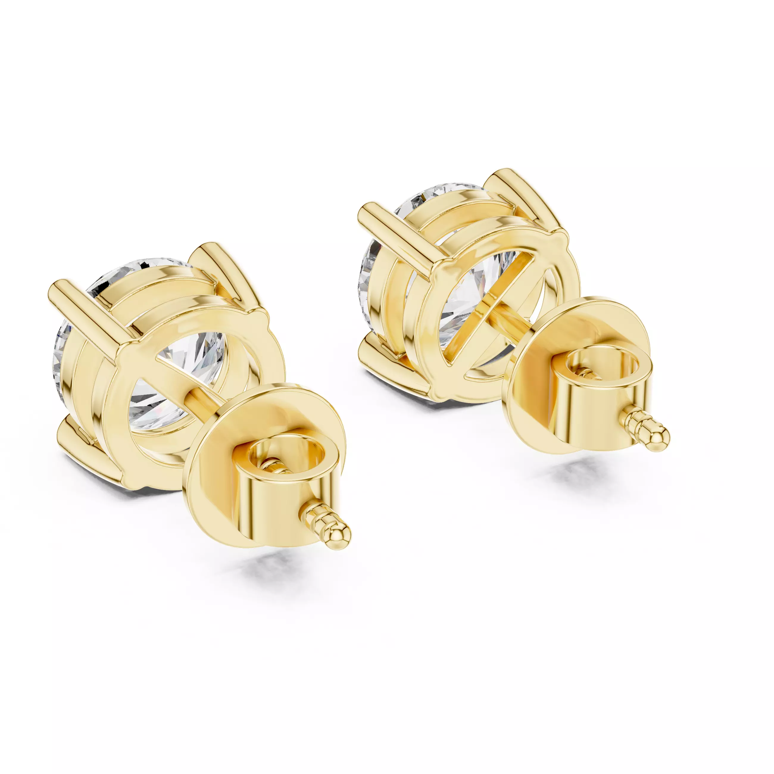 Solitaire Studs 3dm stl renders animation videos details 3D print model_6