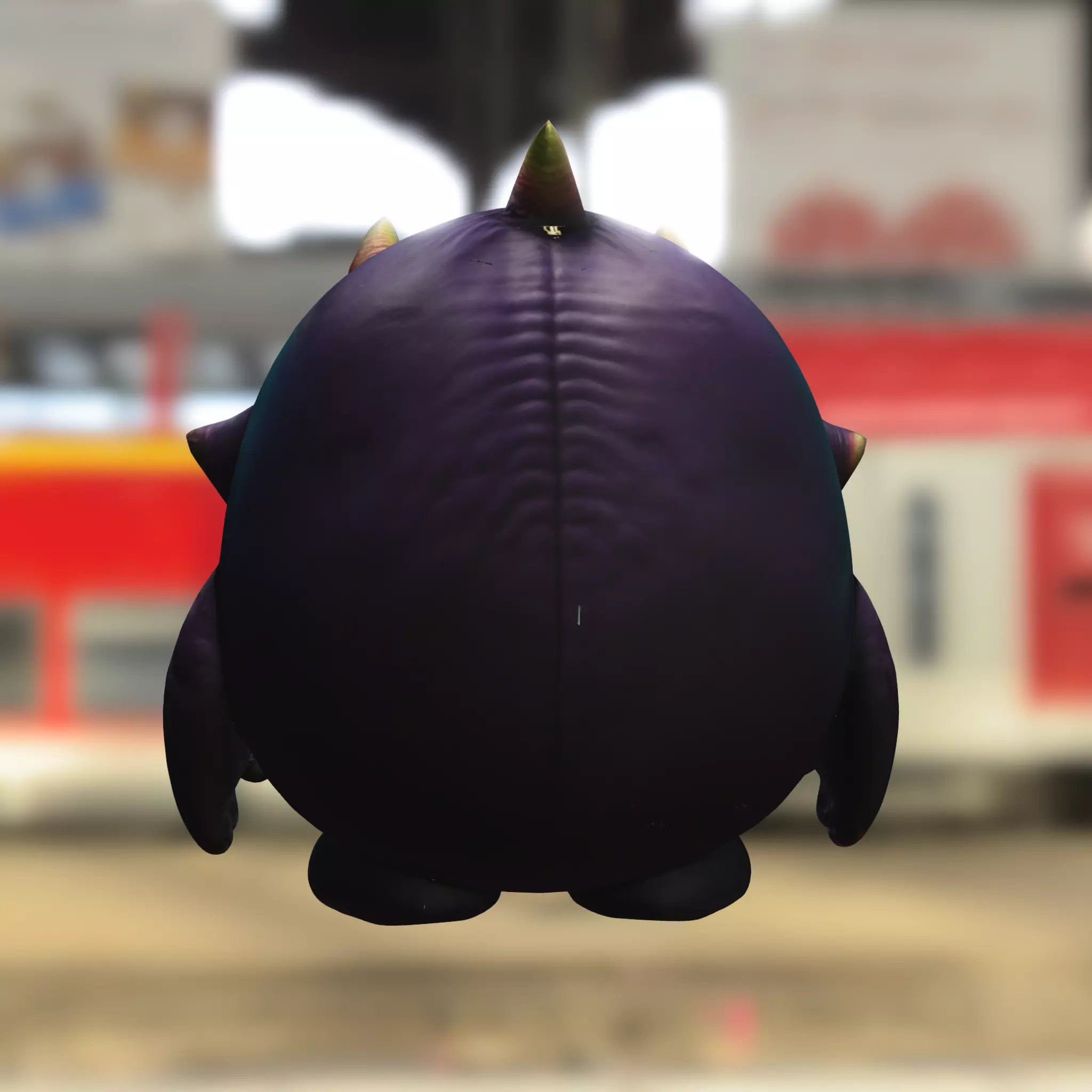 Cartoon Monster Character Low-poly 3D model_2