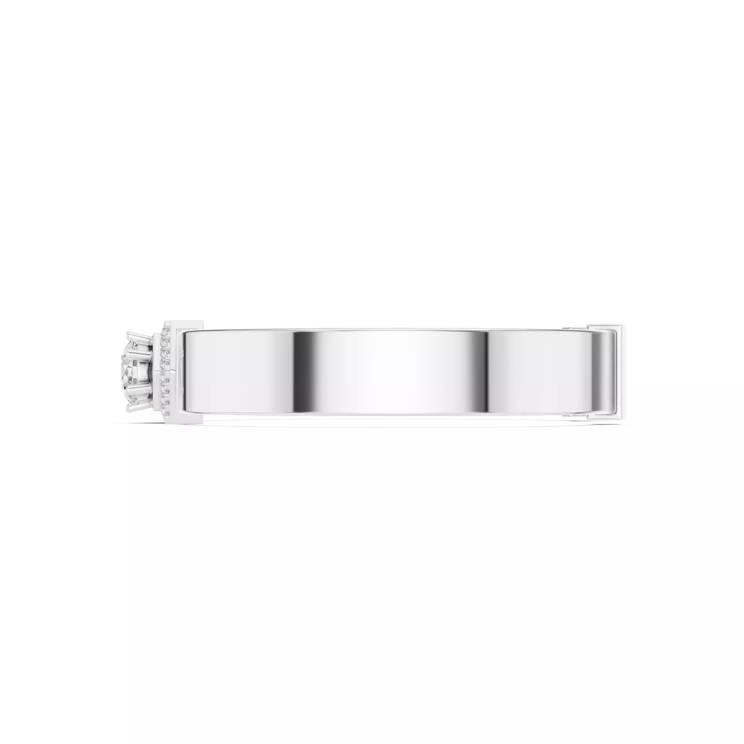 Solitaire Round Mens Bracelet Files With Video 3D print model_8