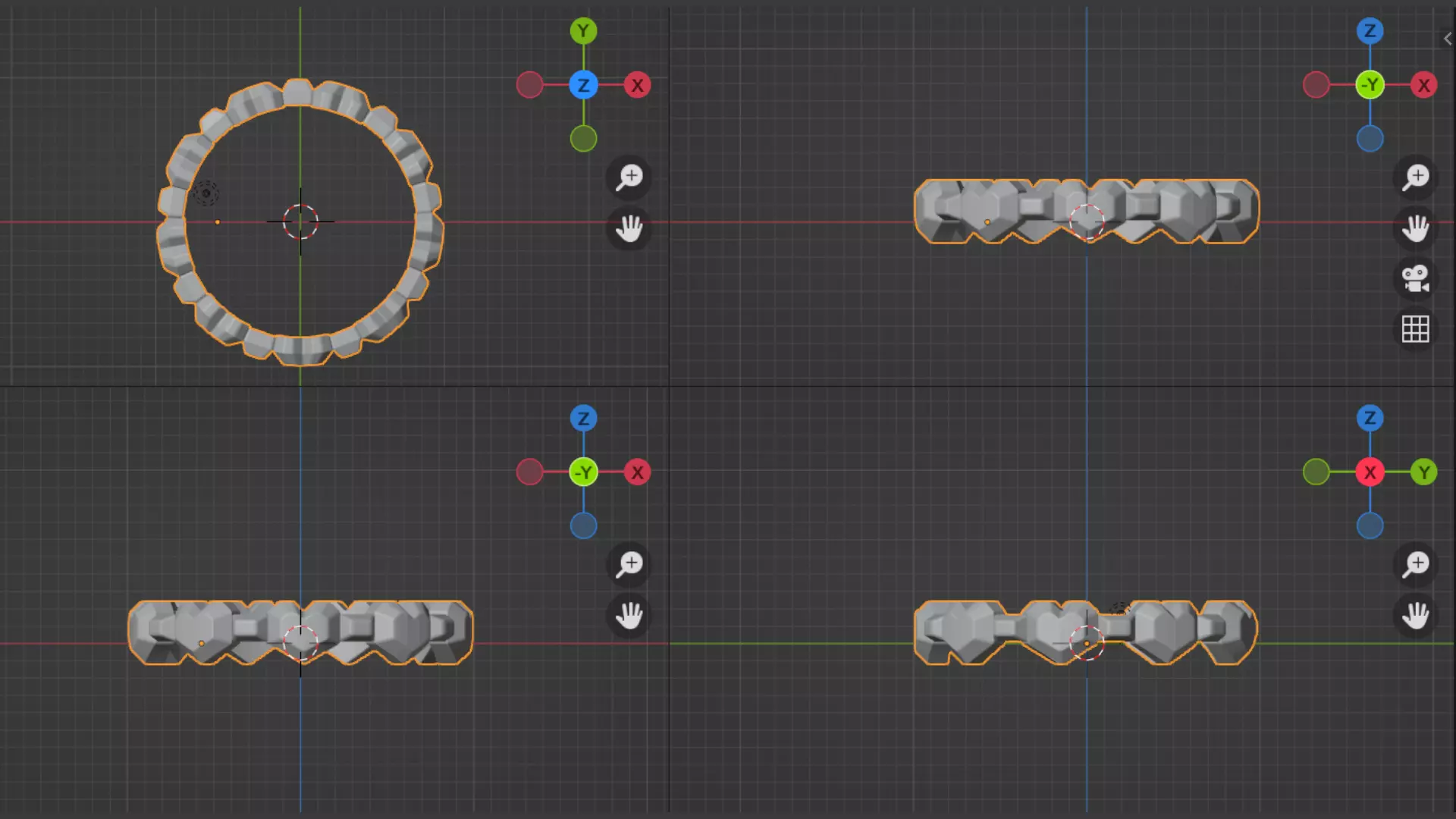 Womens Ring Pack of 5 STL OBJ ring collection _11