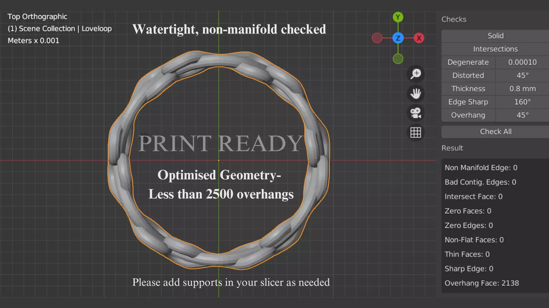 Womens Ring Pack of 5 STL OBJ ring collection _23