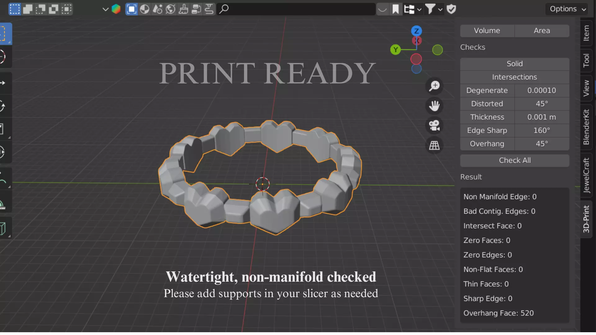 Womens Ring Pack of 5 STL OBJ ring collection _9