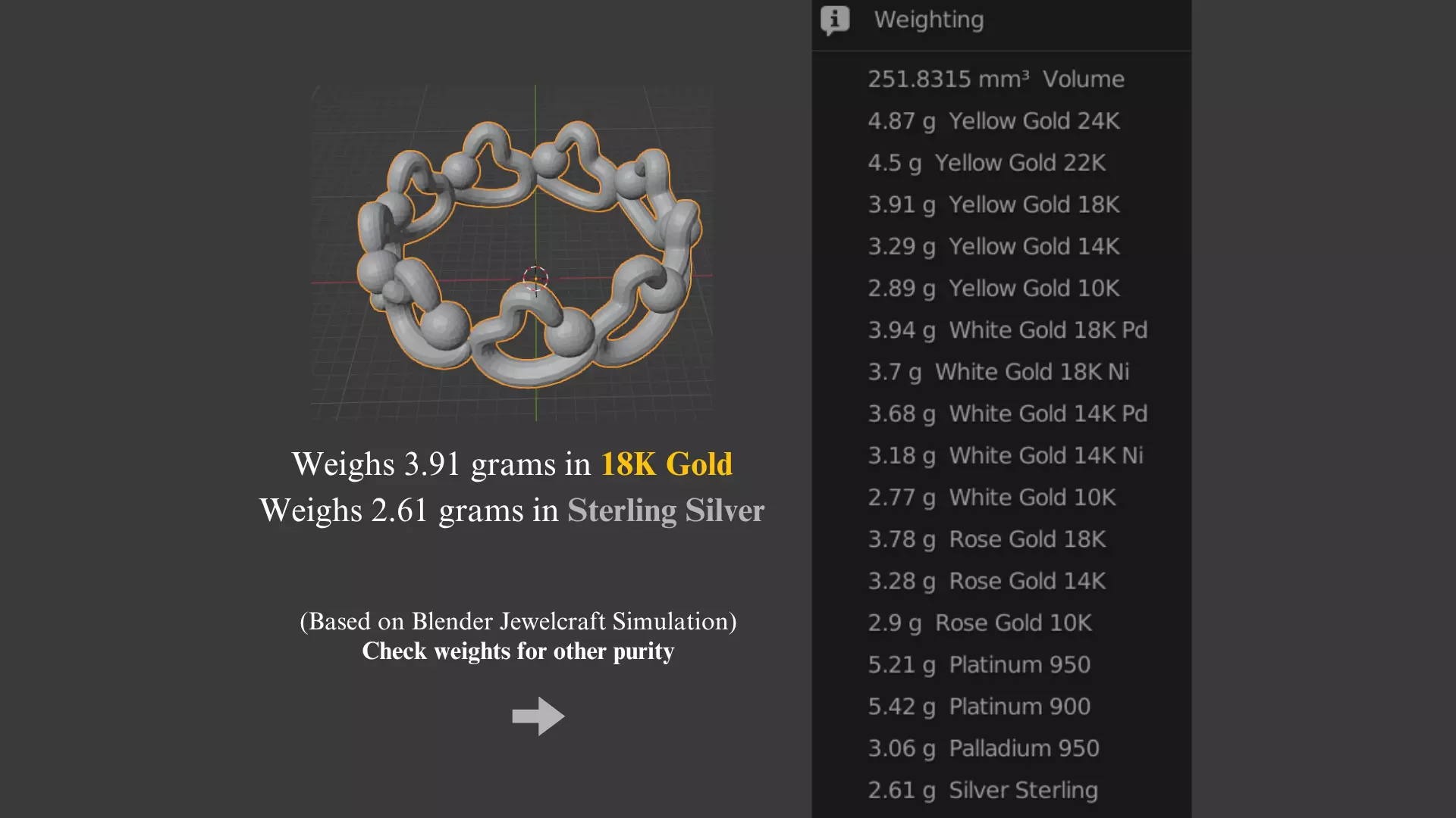 Womens Ring Pack of 5 STL OBJ ring collection _14