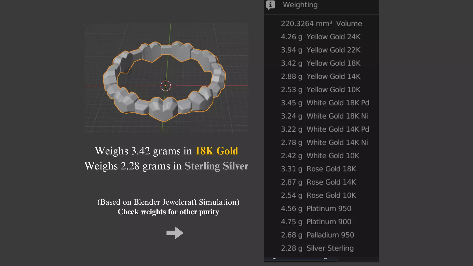 Womens Ring Pack of 5 STL OBJ ring collection _10